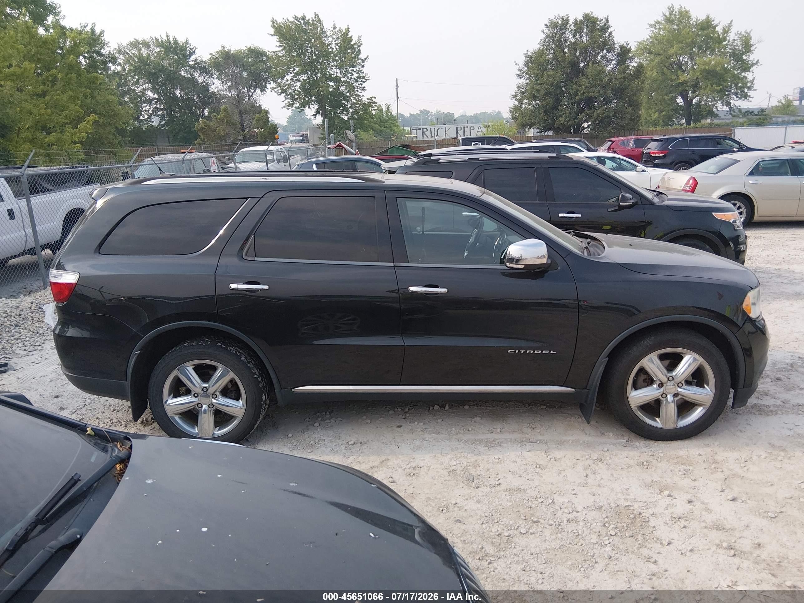 2012 Dodge Durango Citadel Black vin: 1C4SDJET0CC328611