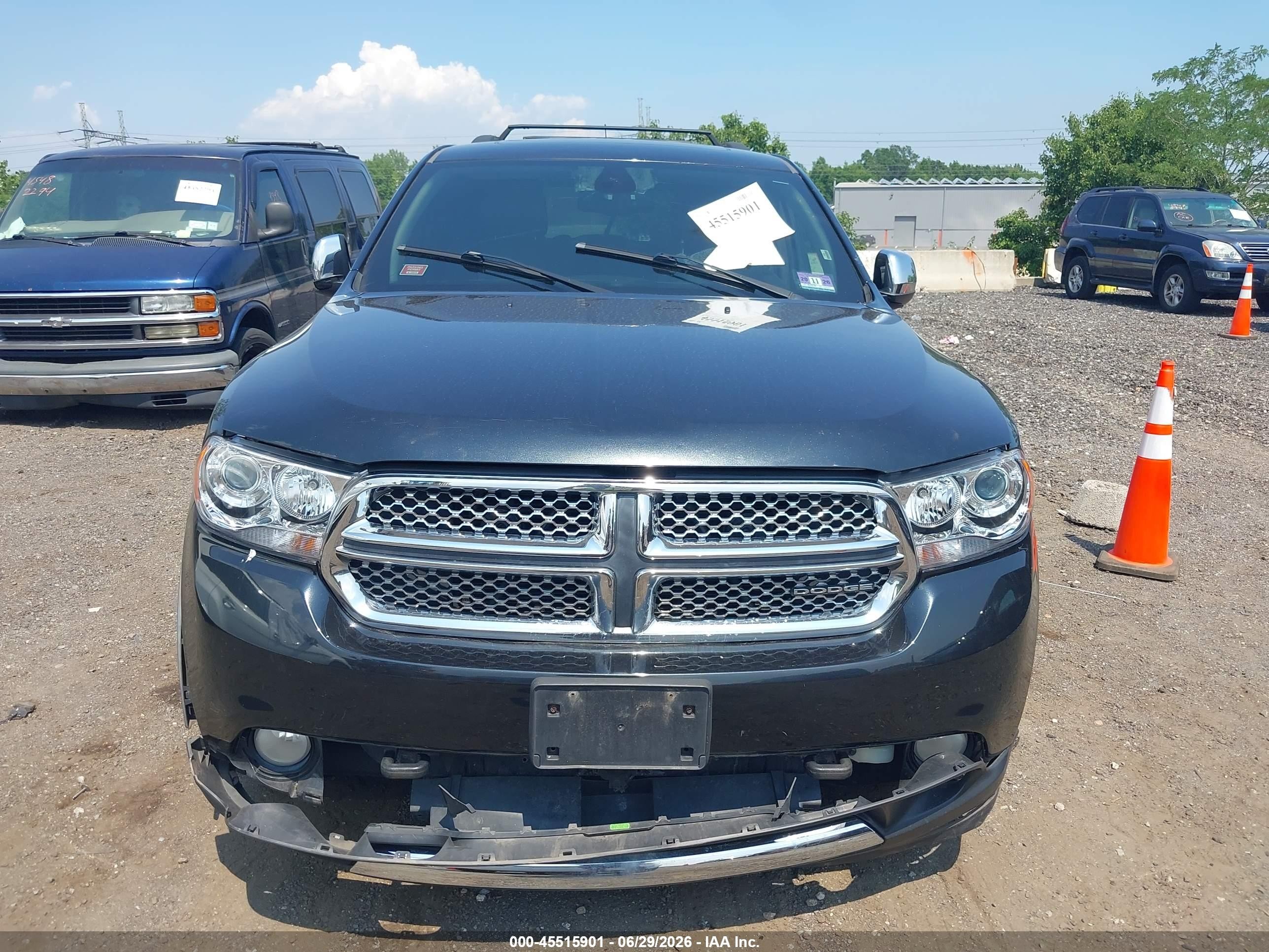 2012 Dodge Durango Citadel Black vin: 1C4SDJET1CC138638