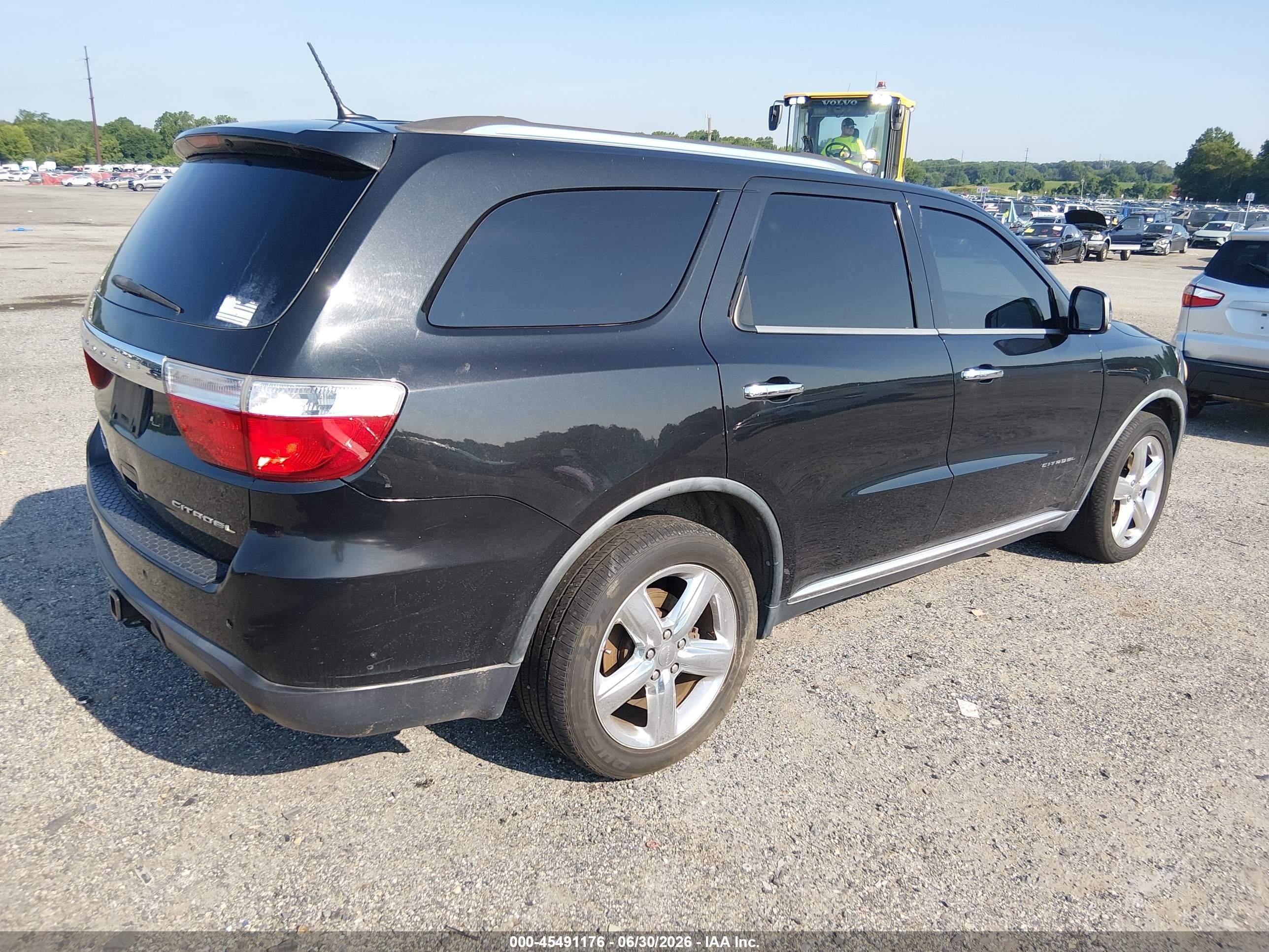 2012 Dodge Durango Citadel Black vin: 1C4SDJET1CC152359