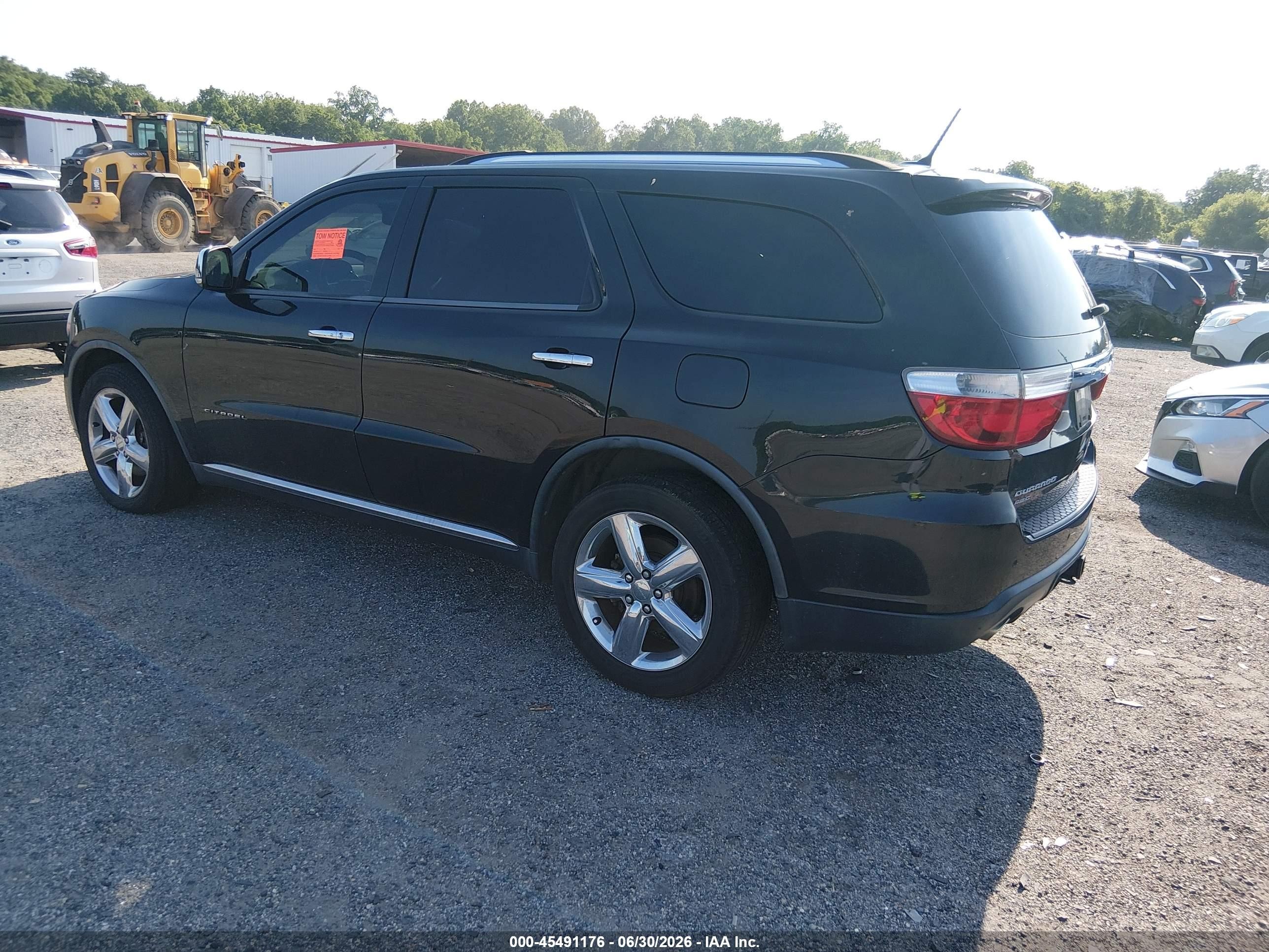 2012 Dodge Durango Citadel Black vin: 1C4SDJET1CC152359