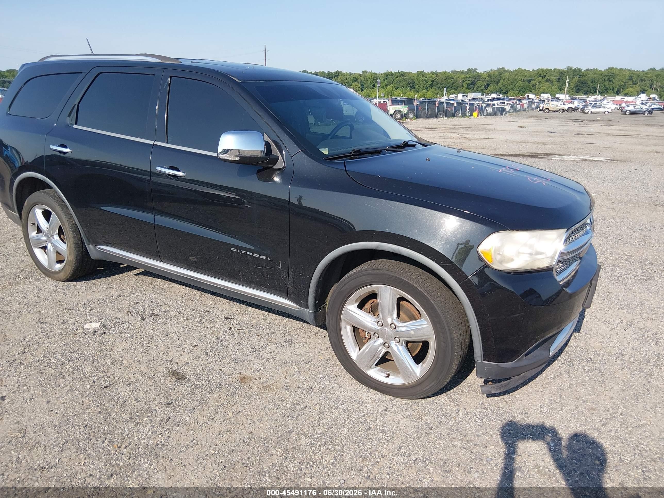 2012 Dodge Durango Citadel Black vin: 1C4SDJET1CC152359