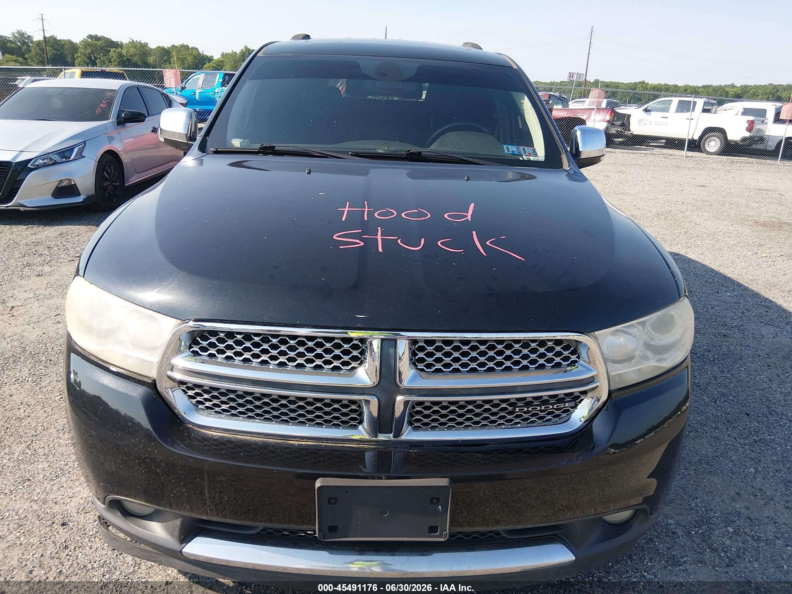 2012 Dodge Durango Citadel Black vin: 1C4SDJET1CC152359