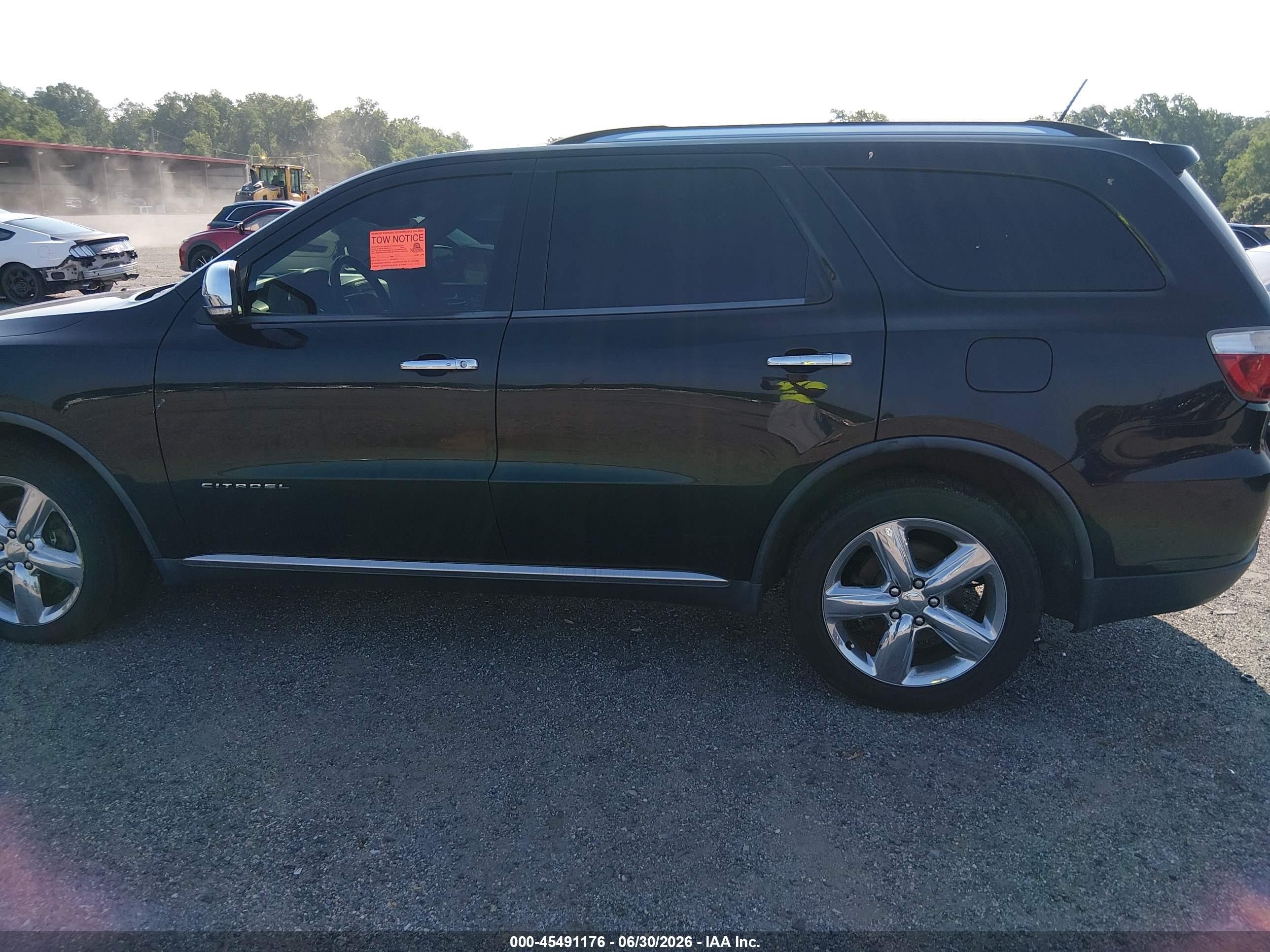 2012 Dodge Durango Citadel Black vin: 1C4SDJET1CC152359