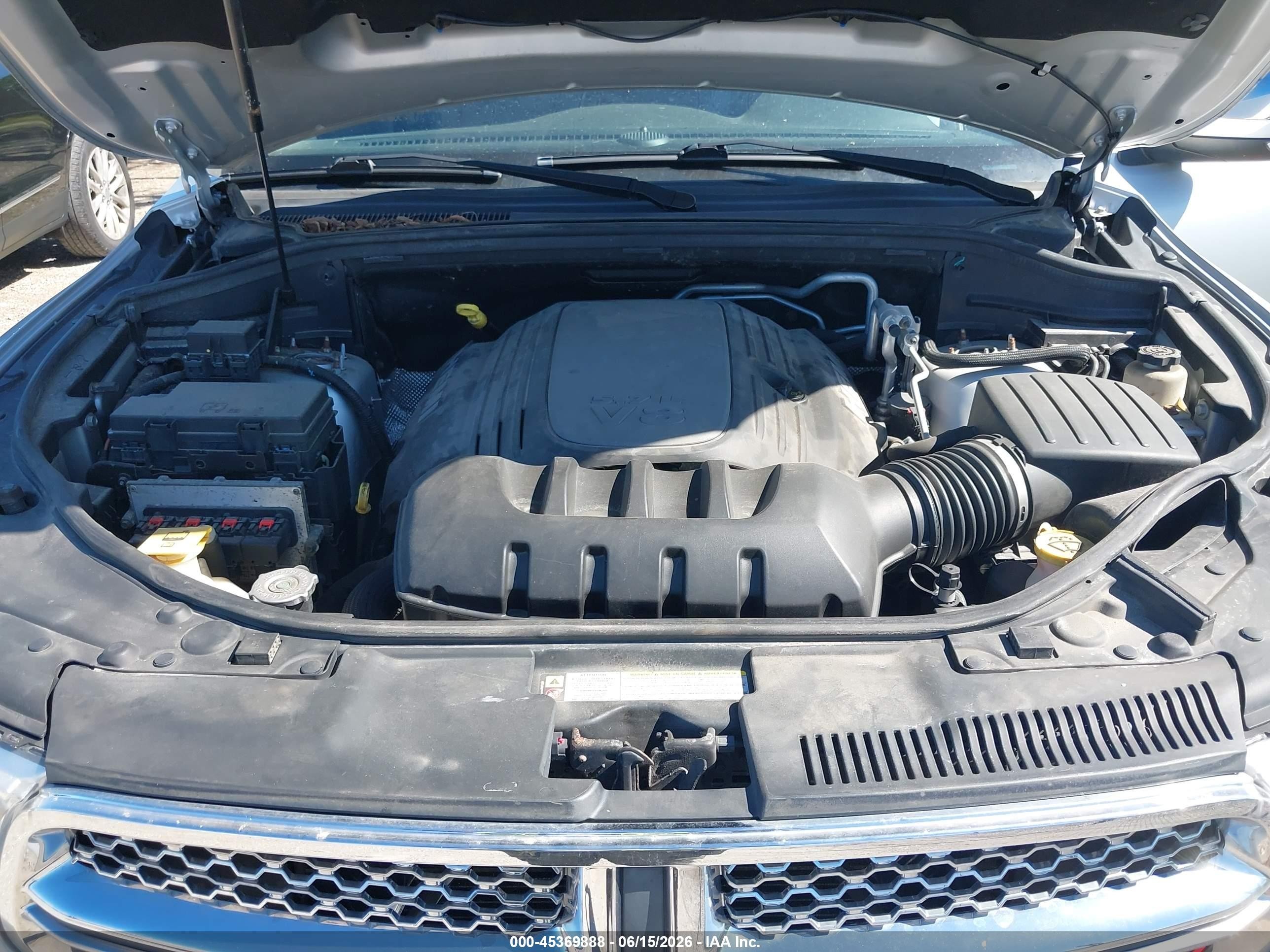 2012 Dodge Durango Citadel Silver vin: 1C4SDJET1CC322946