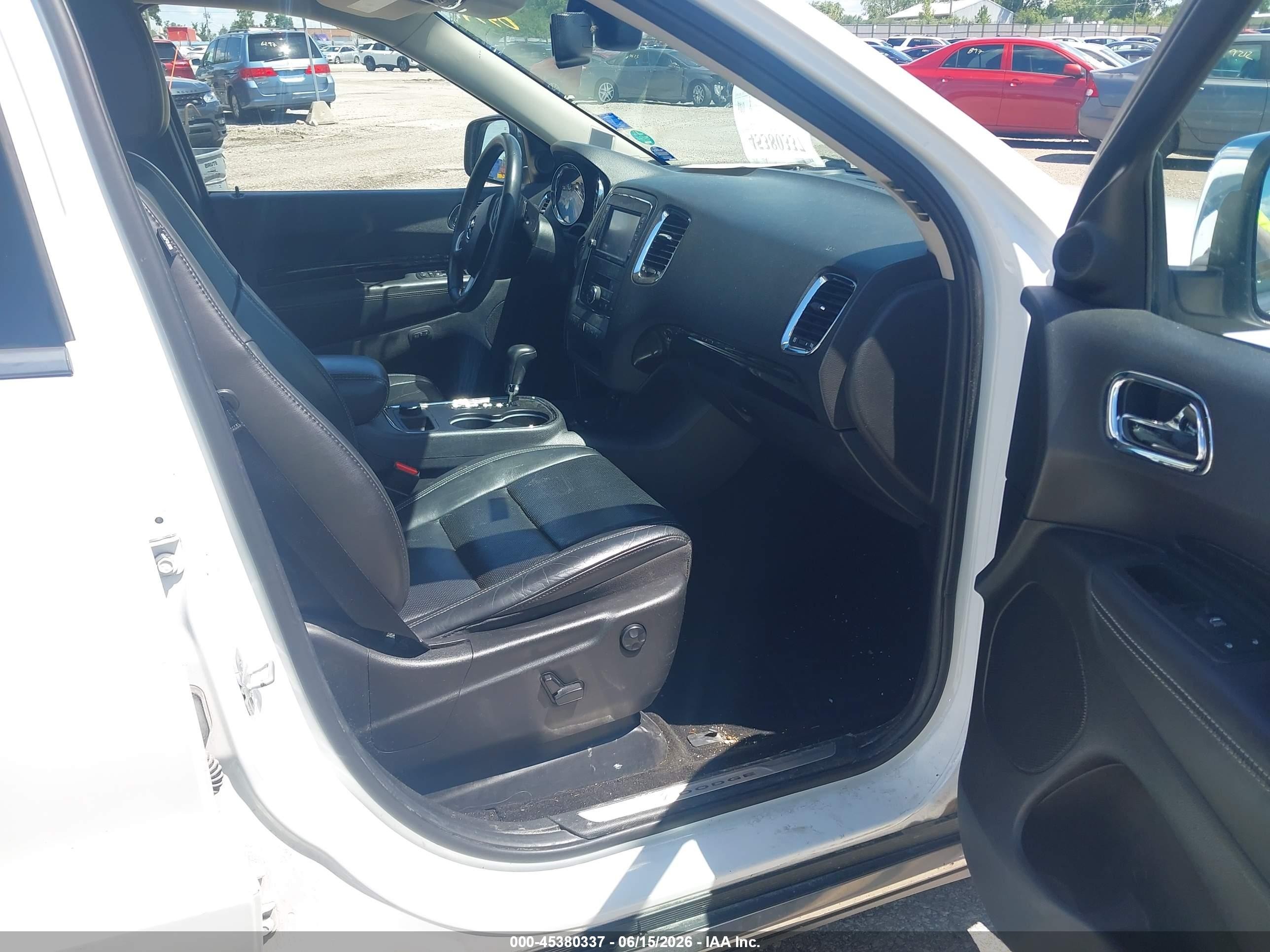 2013 Dodge Durango Citadel Белый vin: 1C4SDJET1DC668187