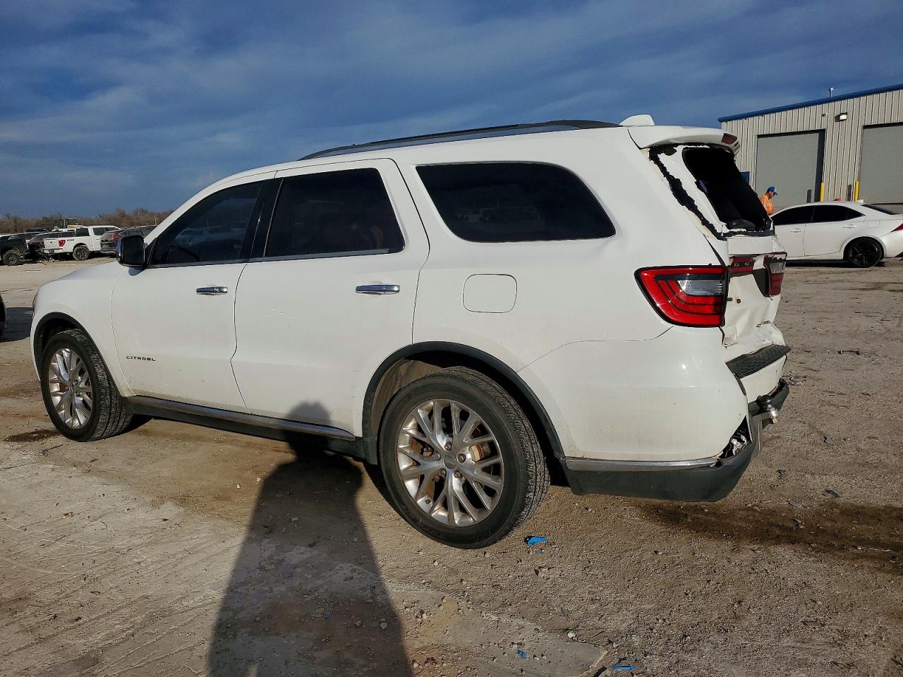 2015 Dodge Durango Citadel White vin: 1C4SDJET1FC729833