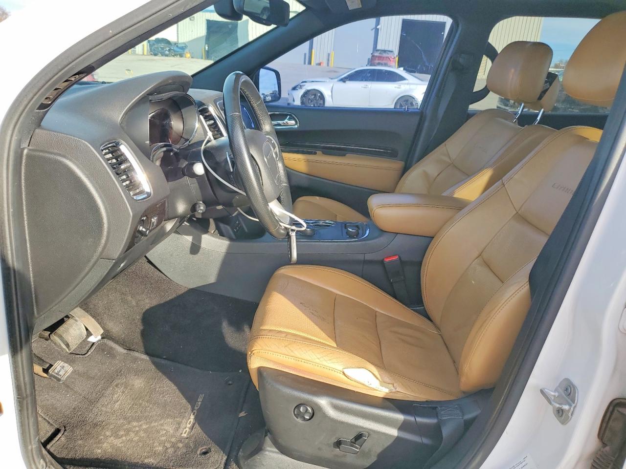 2015 Dodge Durango Citadel White vin: 1C4SDJET1FC729833