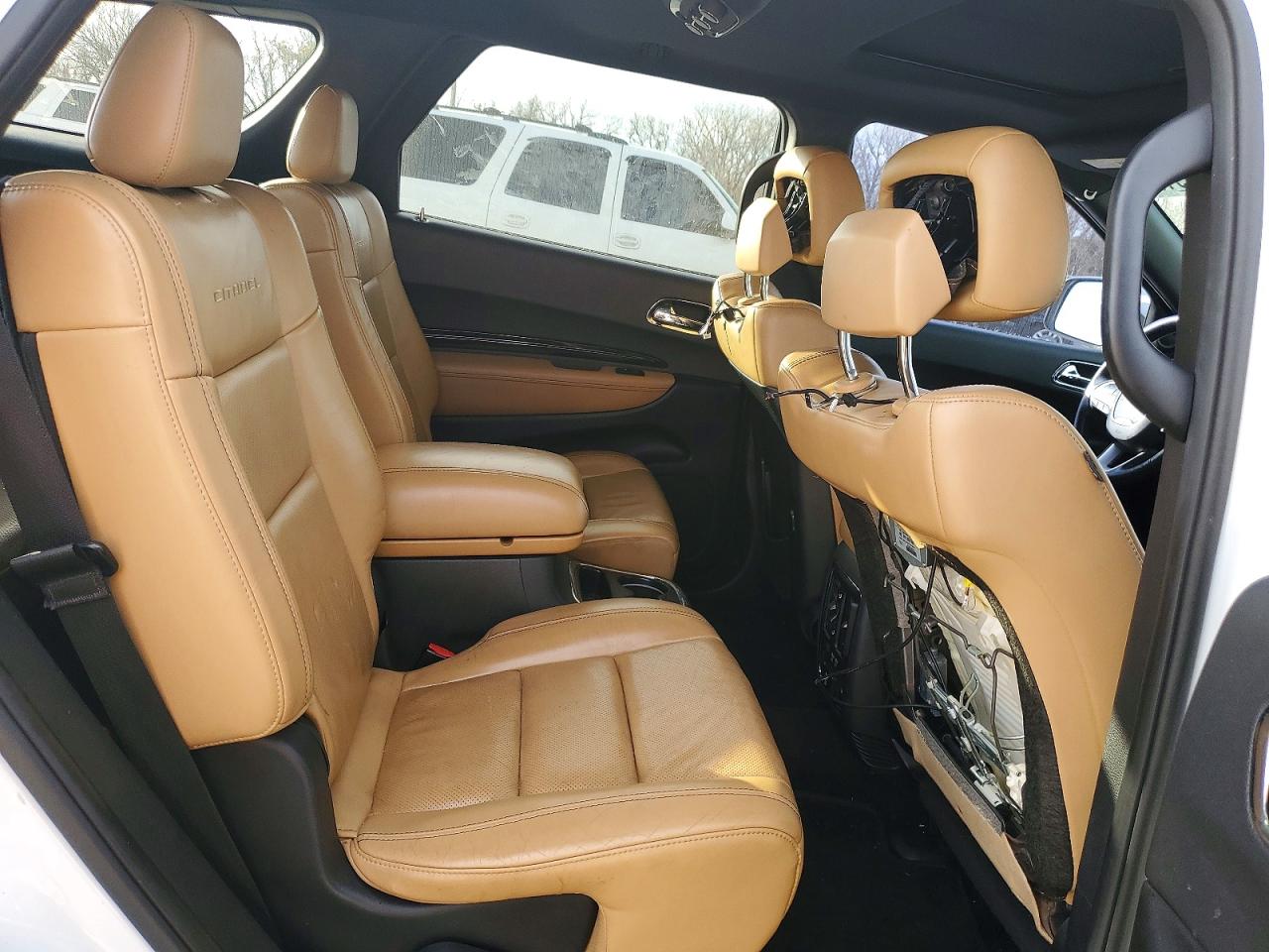 2015 Dodge Durango Citadel White vin: 1C4SDJET1FC729833