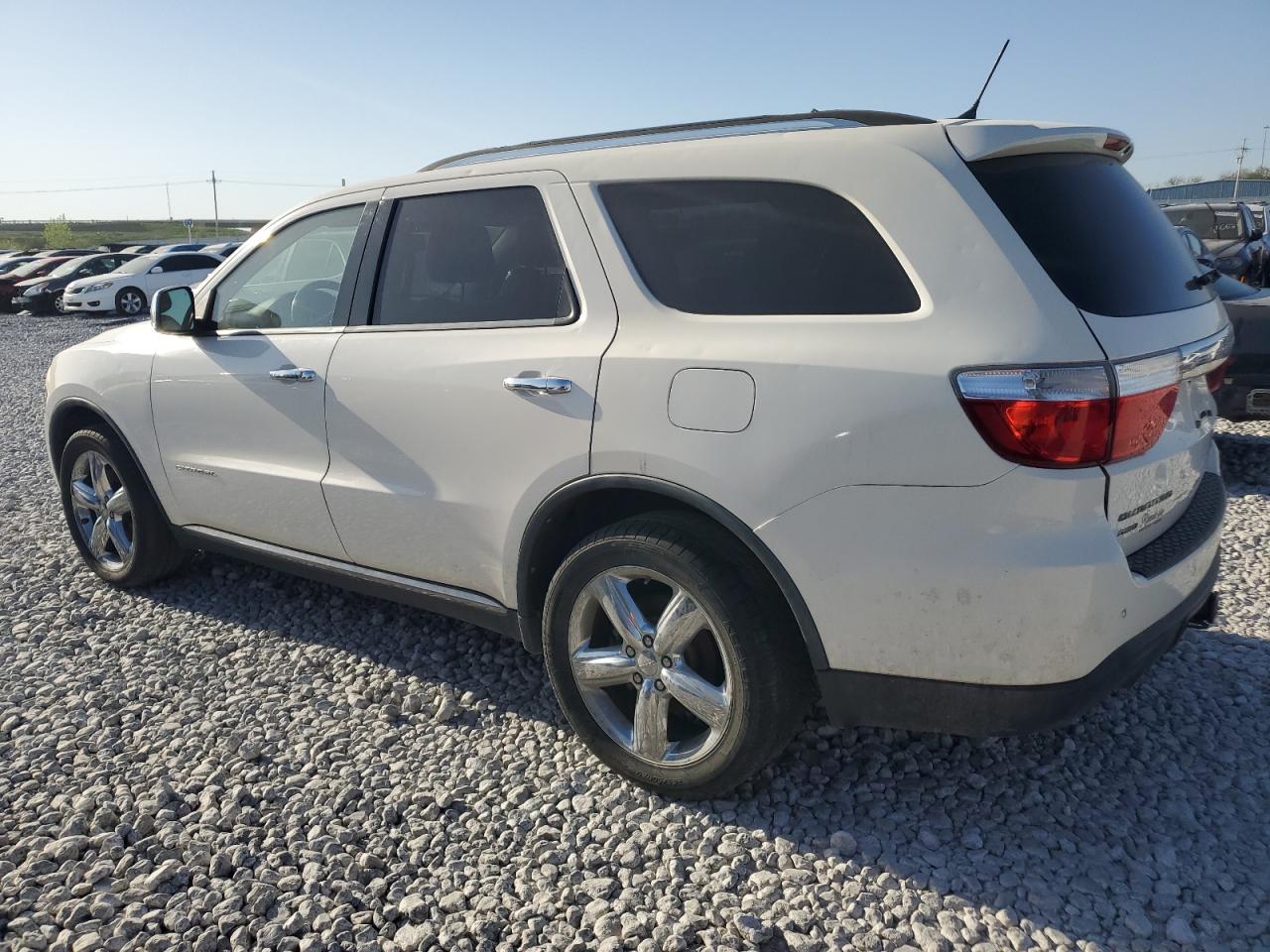 2012 Dodge Durango Citadel White vin: 1C4SDJET2CC138650