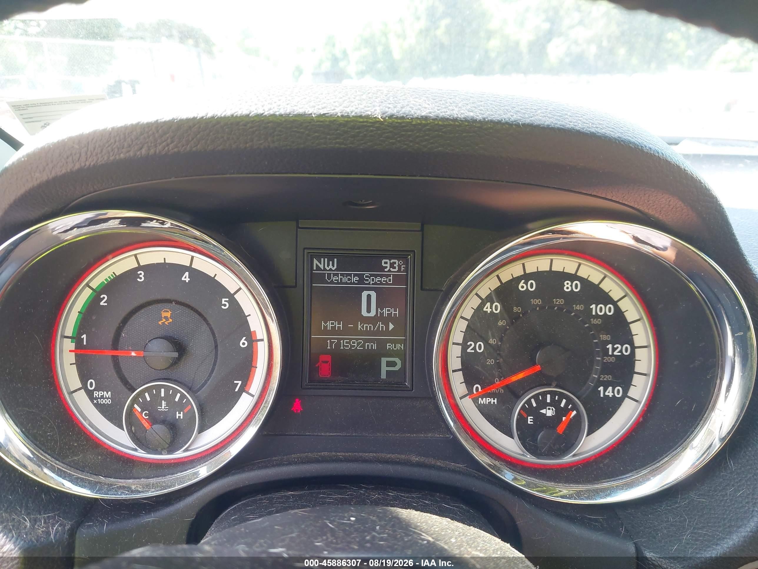 2013 Dodge Durango Citadel Red vin: 1C4SDJET2DC670451