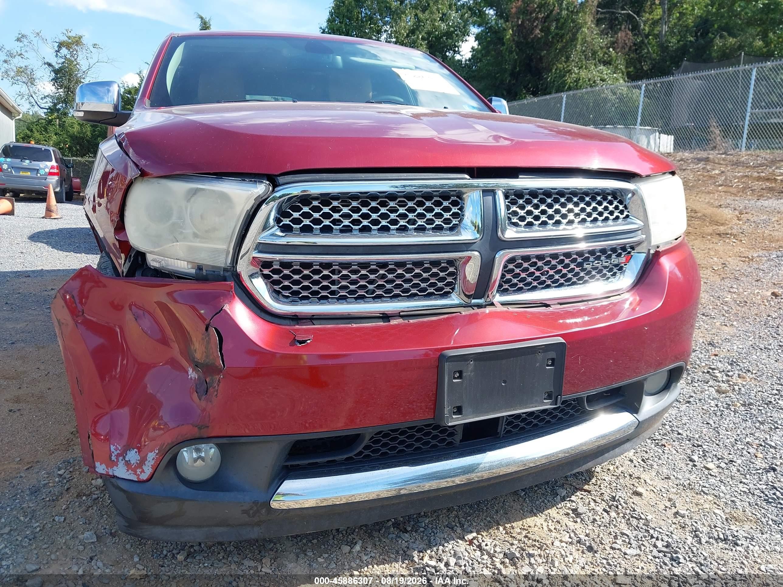 2013 Dodge Durango Citadel Red vin: 1C4SDJET2DC670451