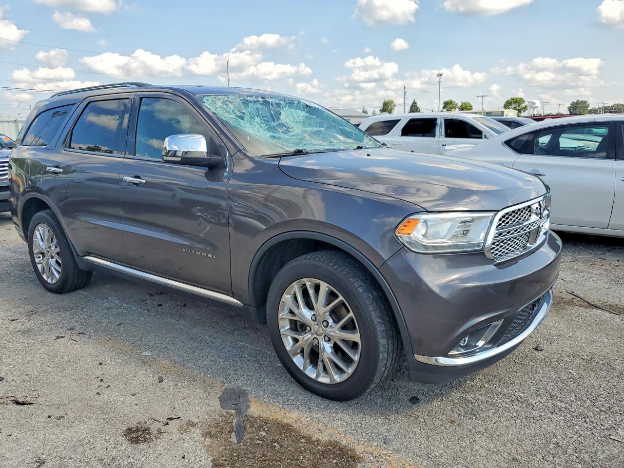 2014 Dodge Durango Citadel Gray vin: 1C4SDJET2EC495443