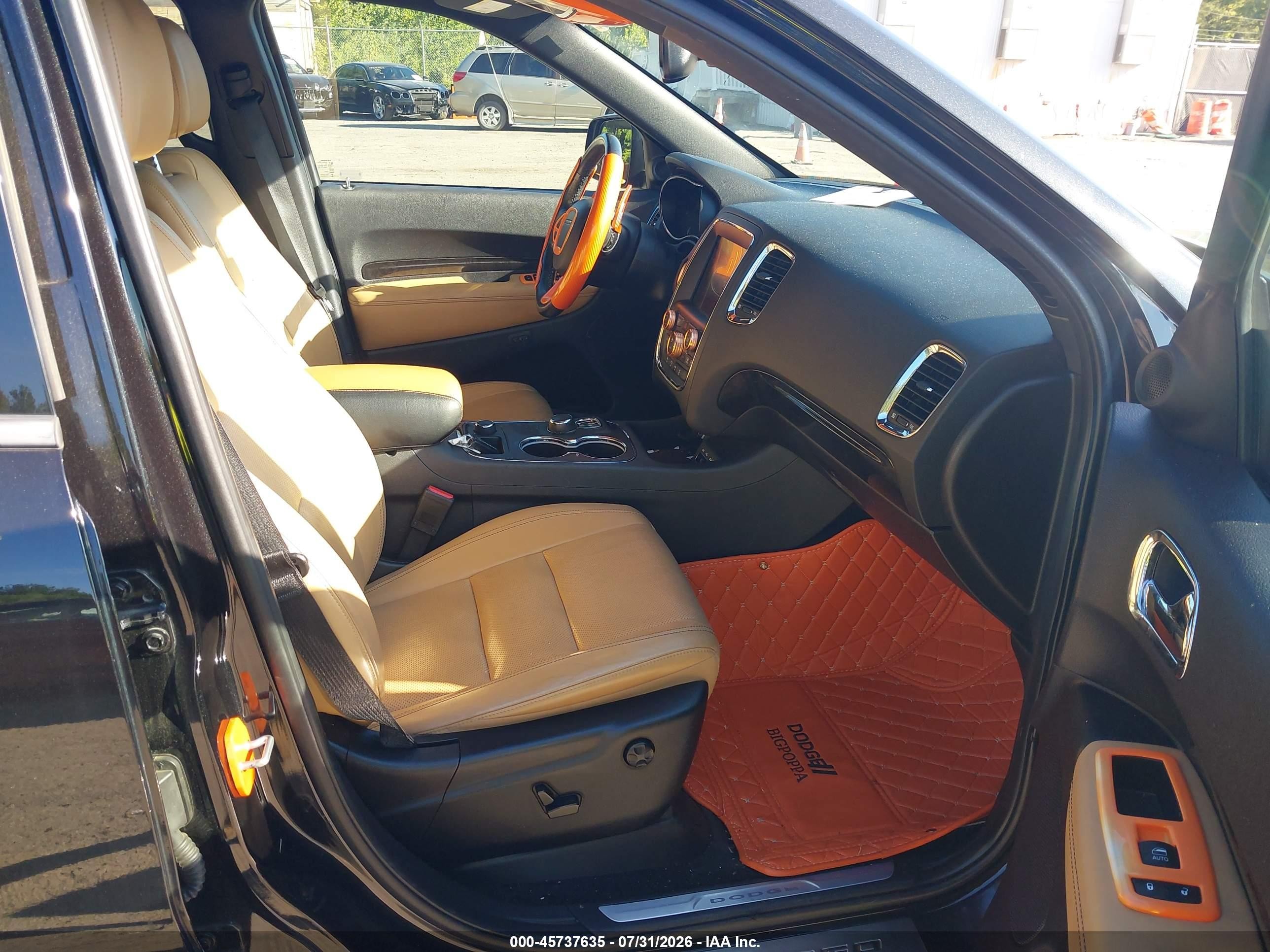 2015 Dodge Durango Citadel Черный vin: 1C4SDJET2FC858244
