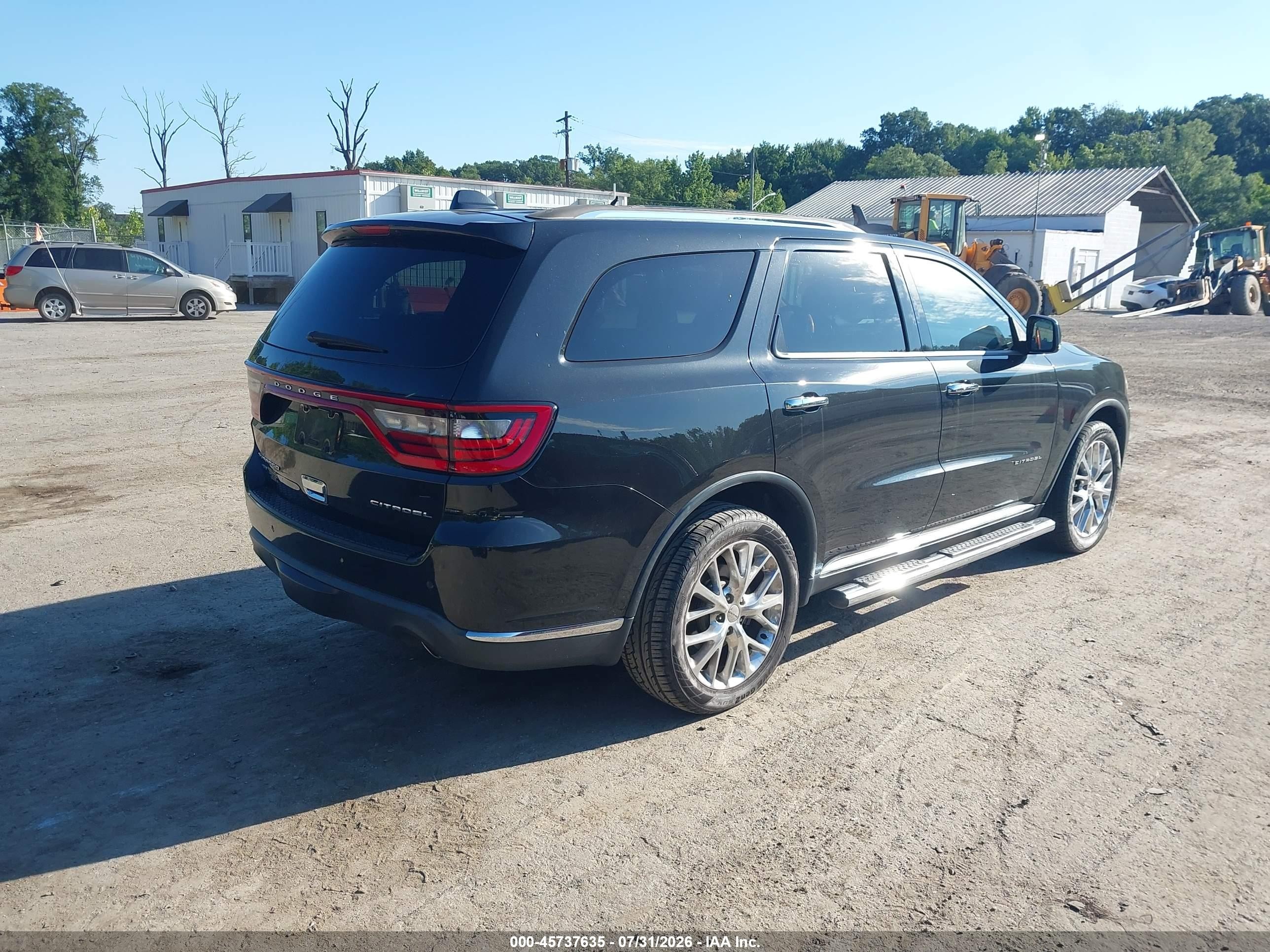 2015 Dodge Durango Citadel Черный vin: 1C4SDJET2FC858244