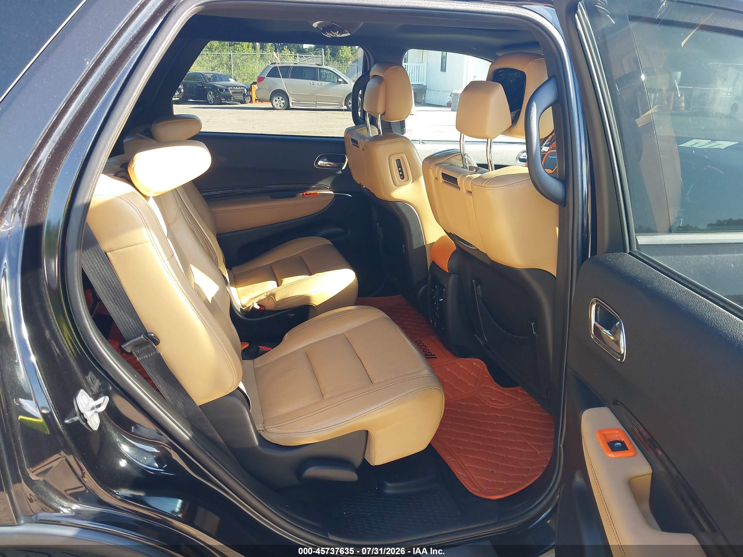 2015 Dodge Durango Citadel Черный vin: 1C4SDJET2FC858244