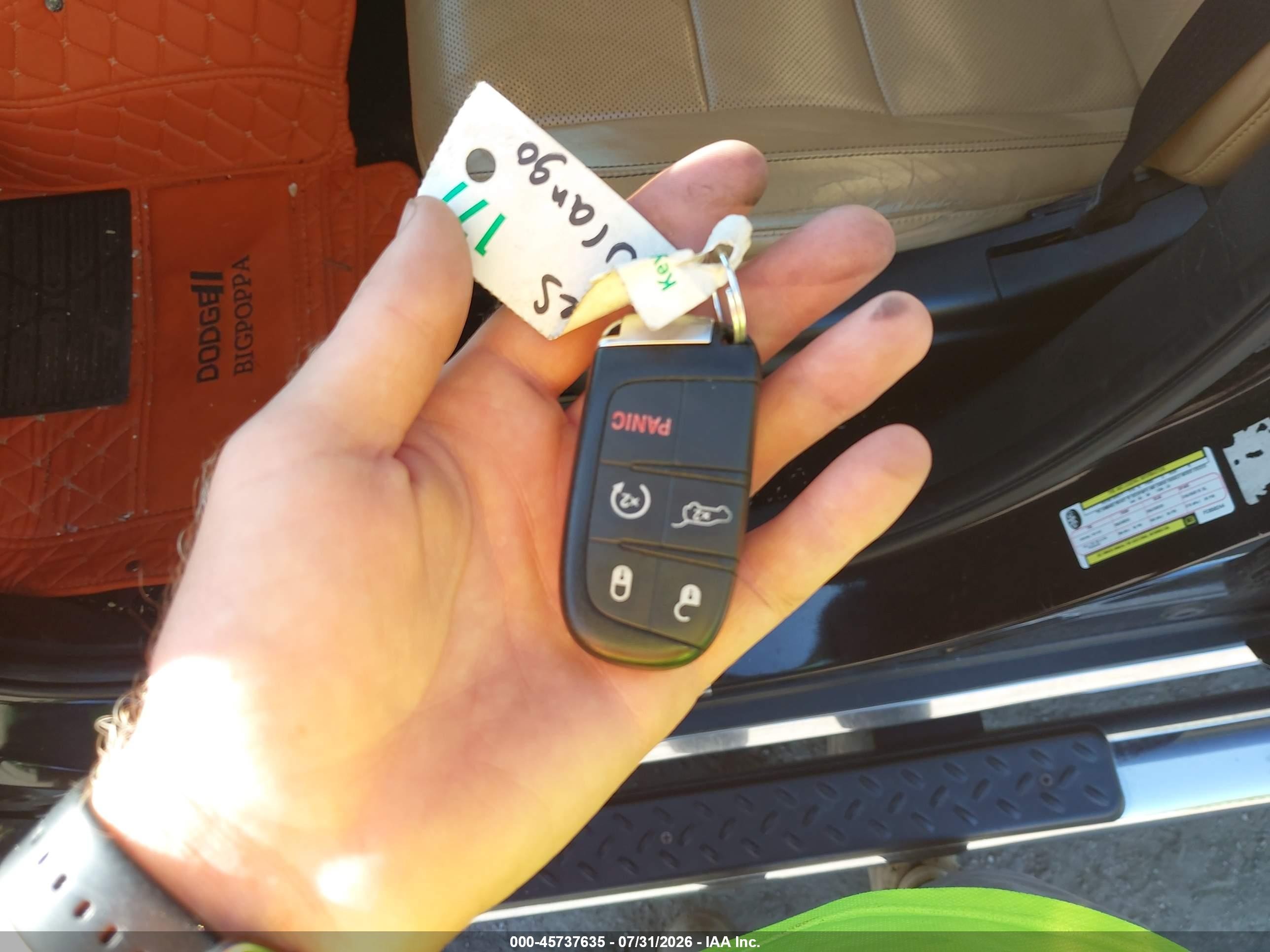 2015 Dodge Durango Citadel Черный vin: 1C4SDJET2FC858244