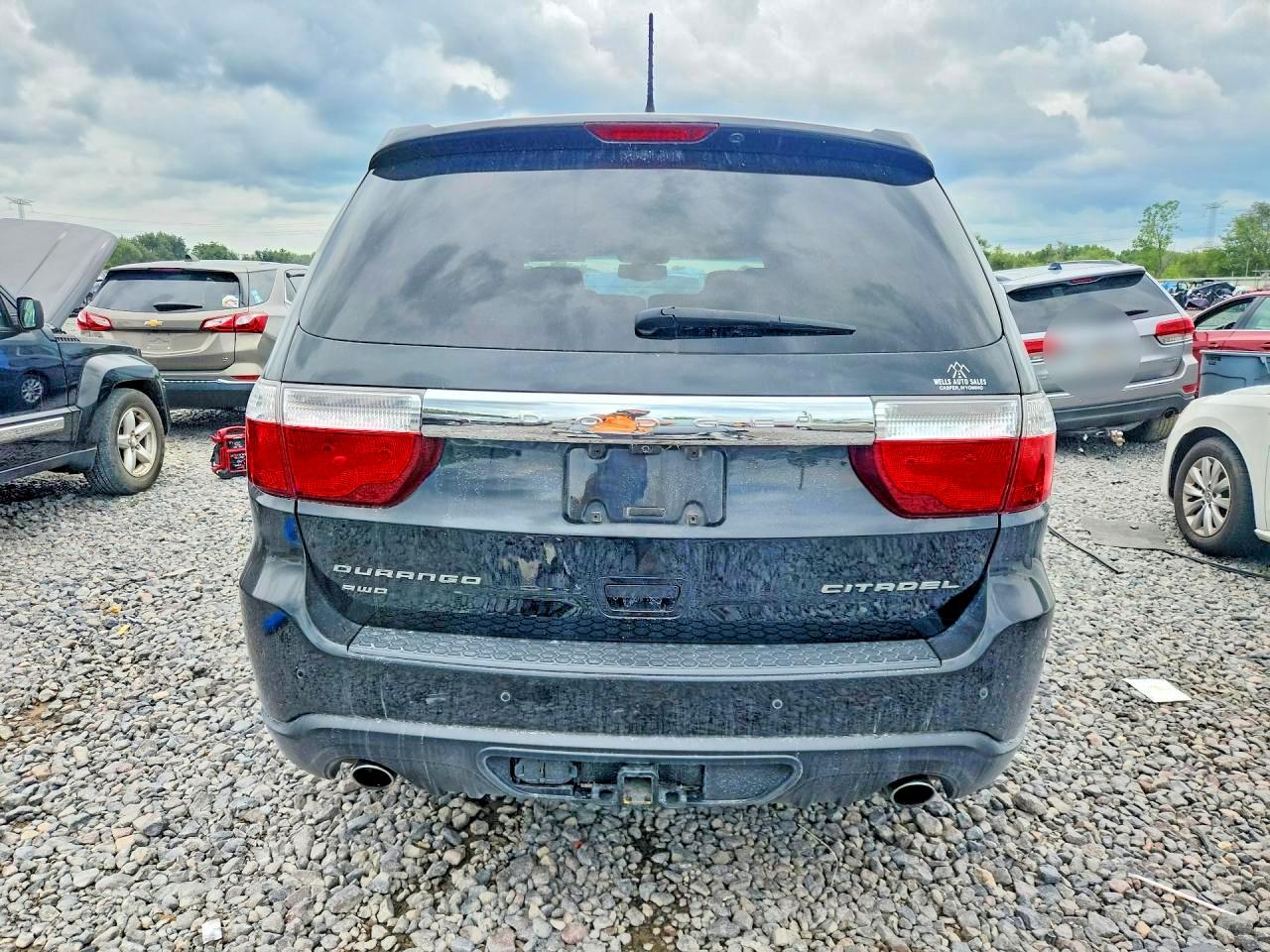 2013 Dodge Durango Citadel Black vin: 1C4SDJET3DC505153
