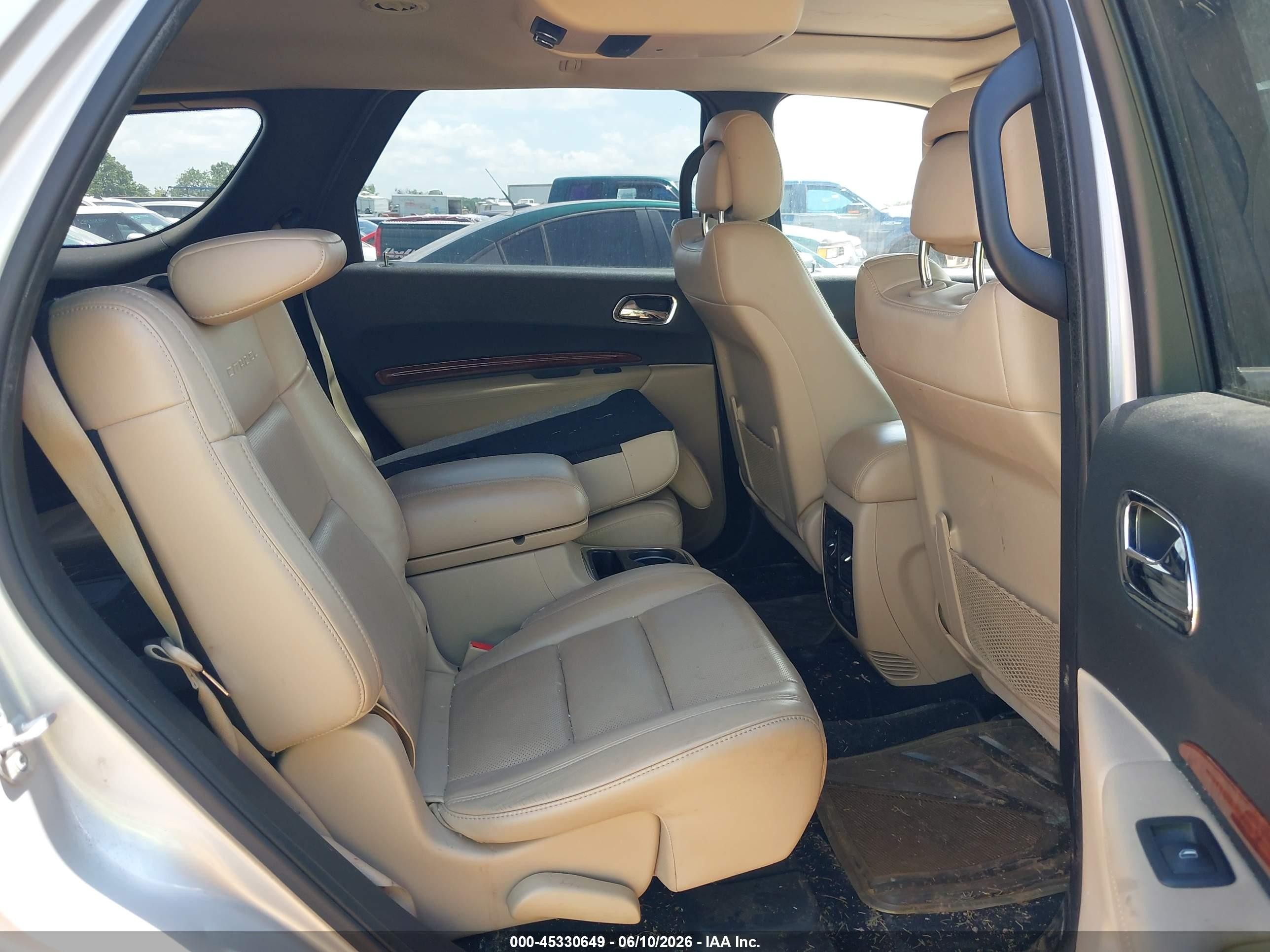 2013 Dodge Durango Citadel Silver vin: 1C4SDJET3DC570441