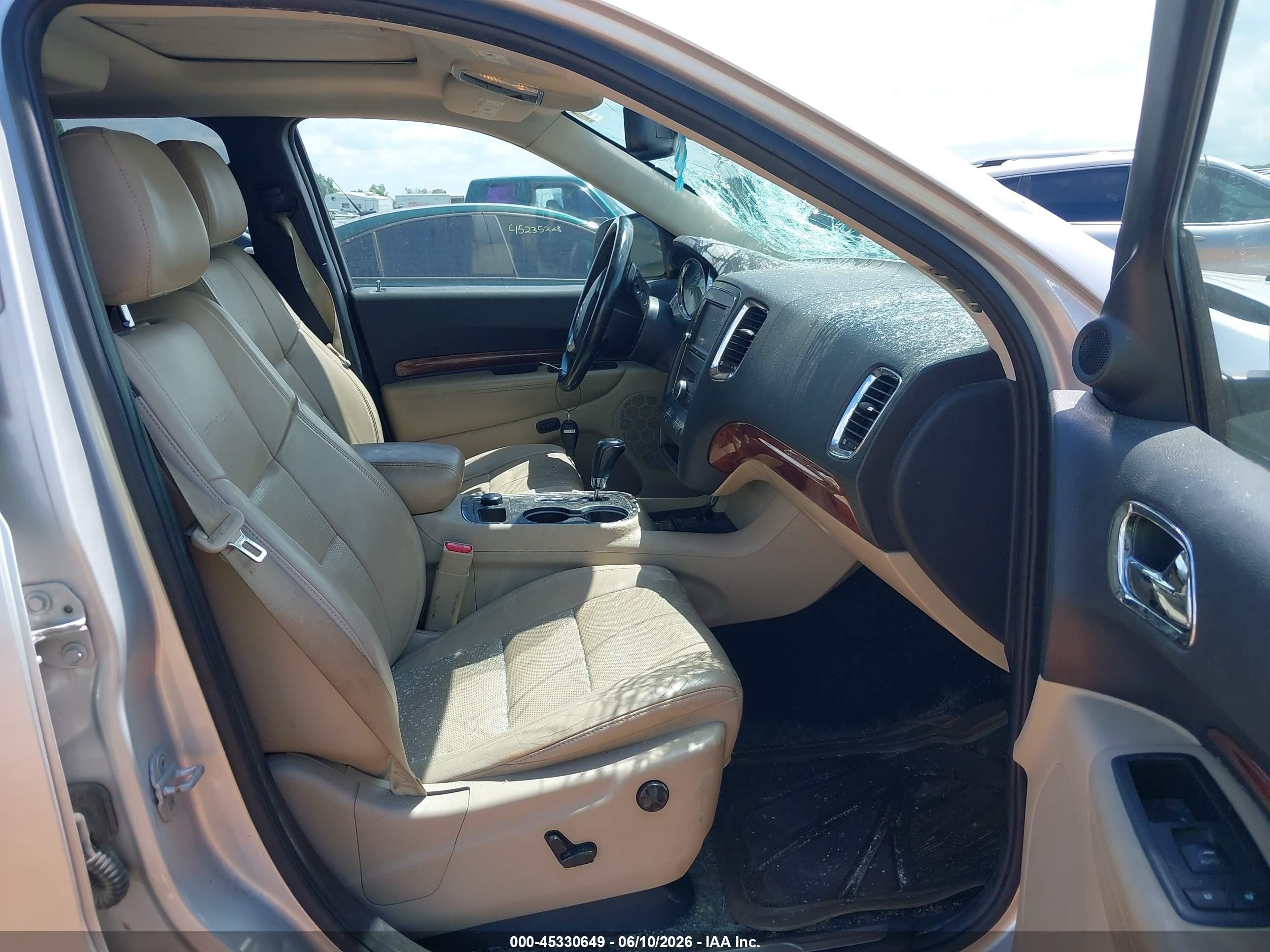 2013 Dodge Durango Citadel Silver vin: 1C4SDJET3DC570441