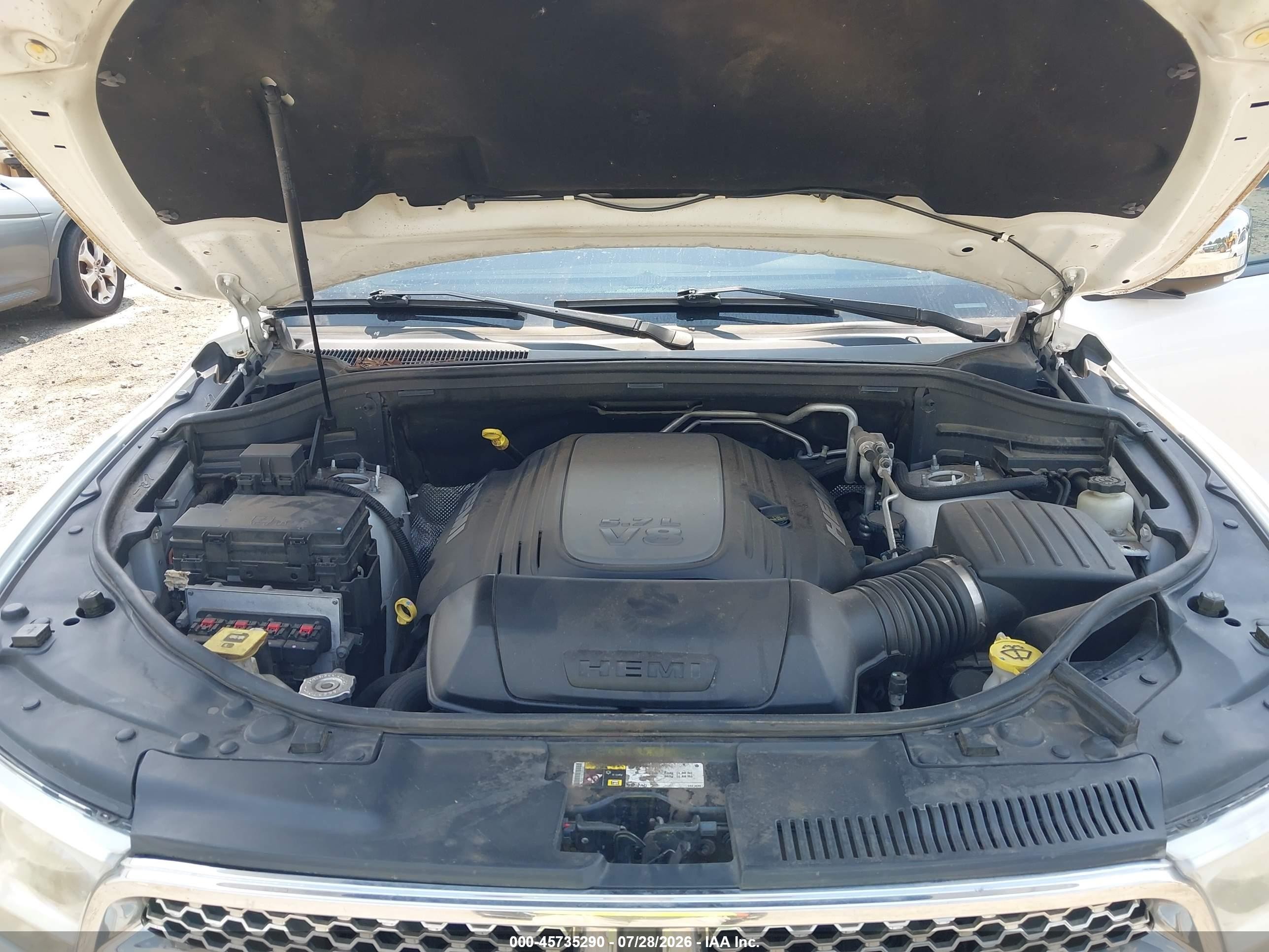 2013 Dodge Durango Citadel White vin: 1C4SDJET3DC681247