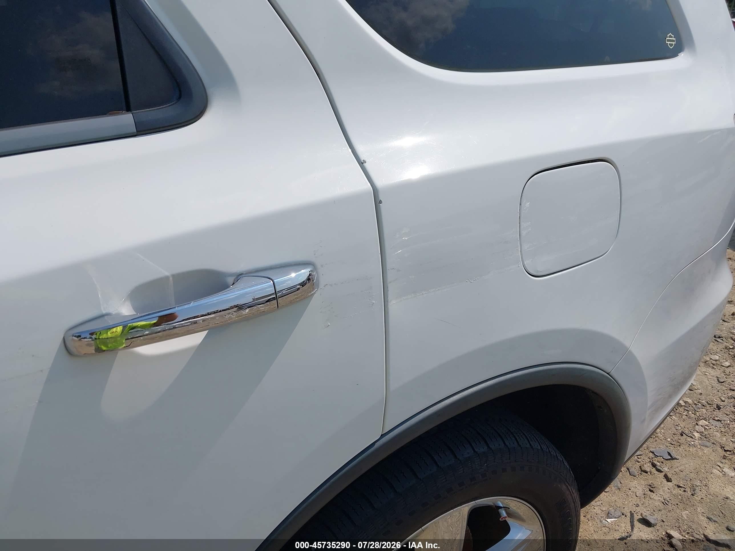 2013 Dodge Durango Citadel White vin: 1C4SDJET3DC681247