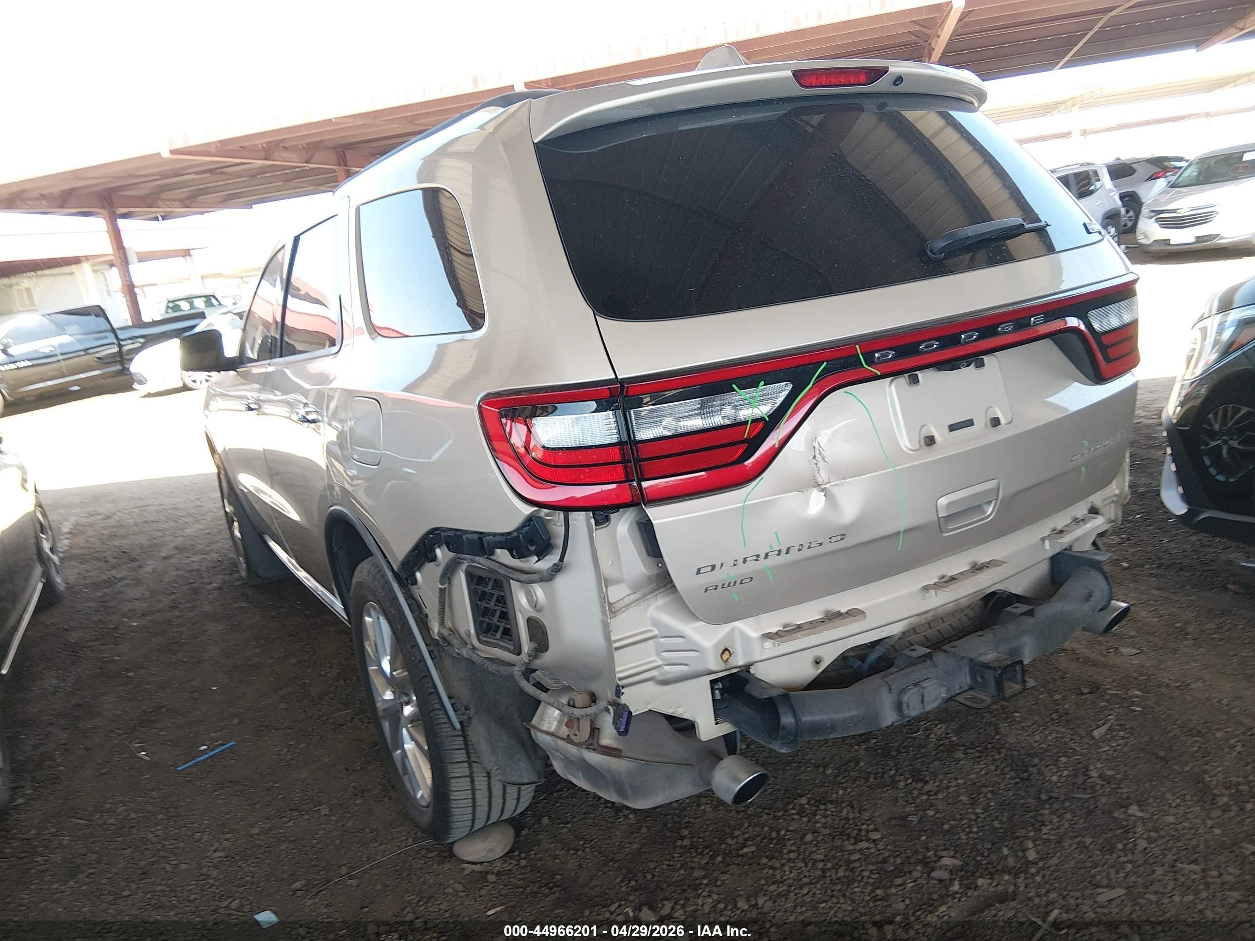 2014 Dodge Durango Citadel Cream vin: 1C4SDJET3EC287345