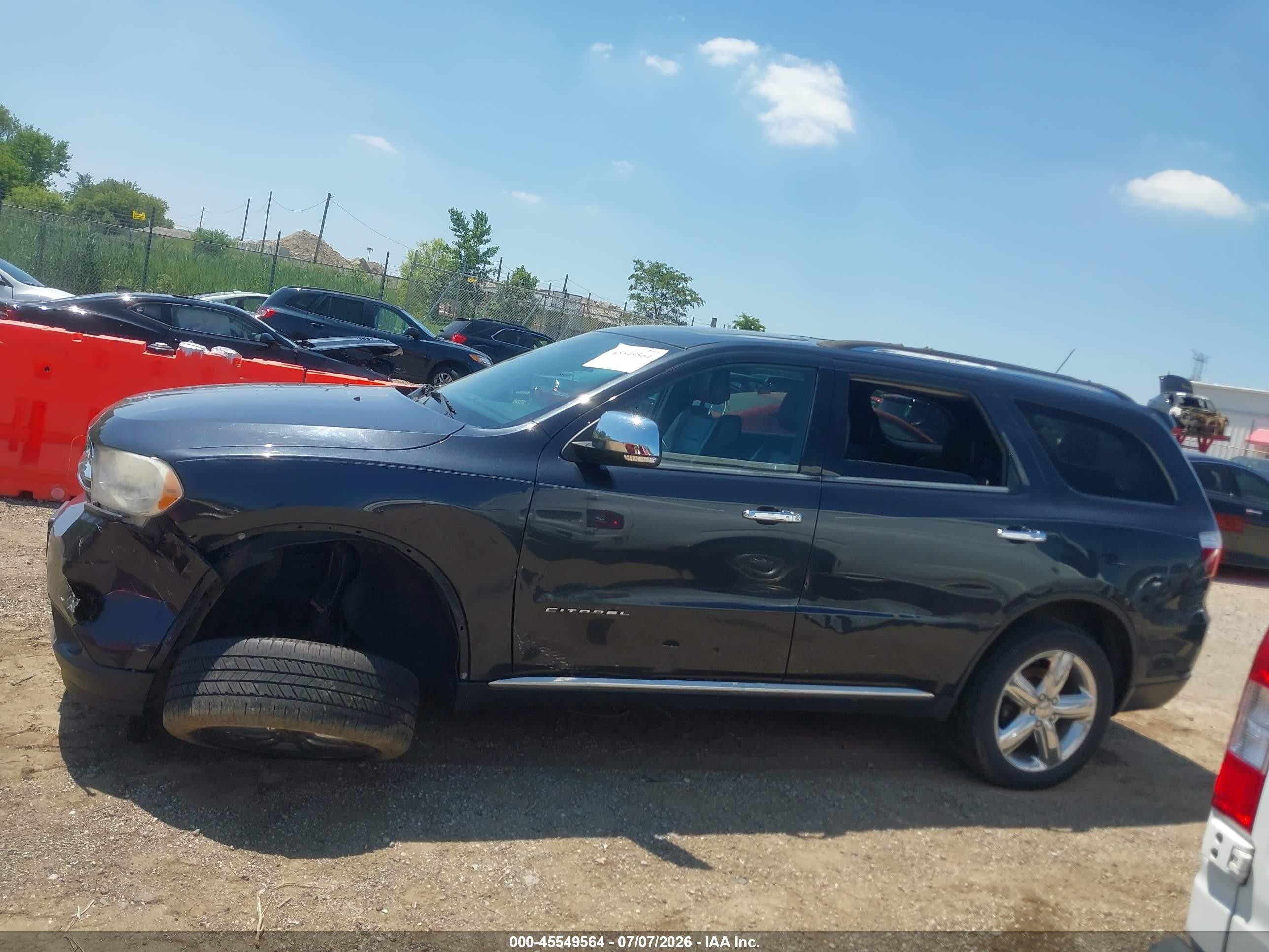 2013 Dodge Durango Citadel Gray vin: 1C4SDJET4DC698591