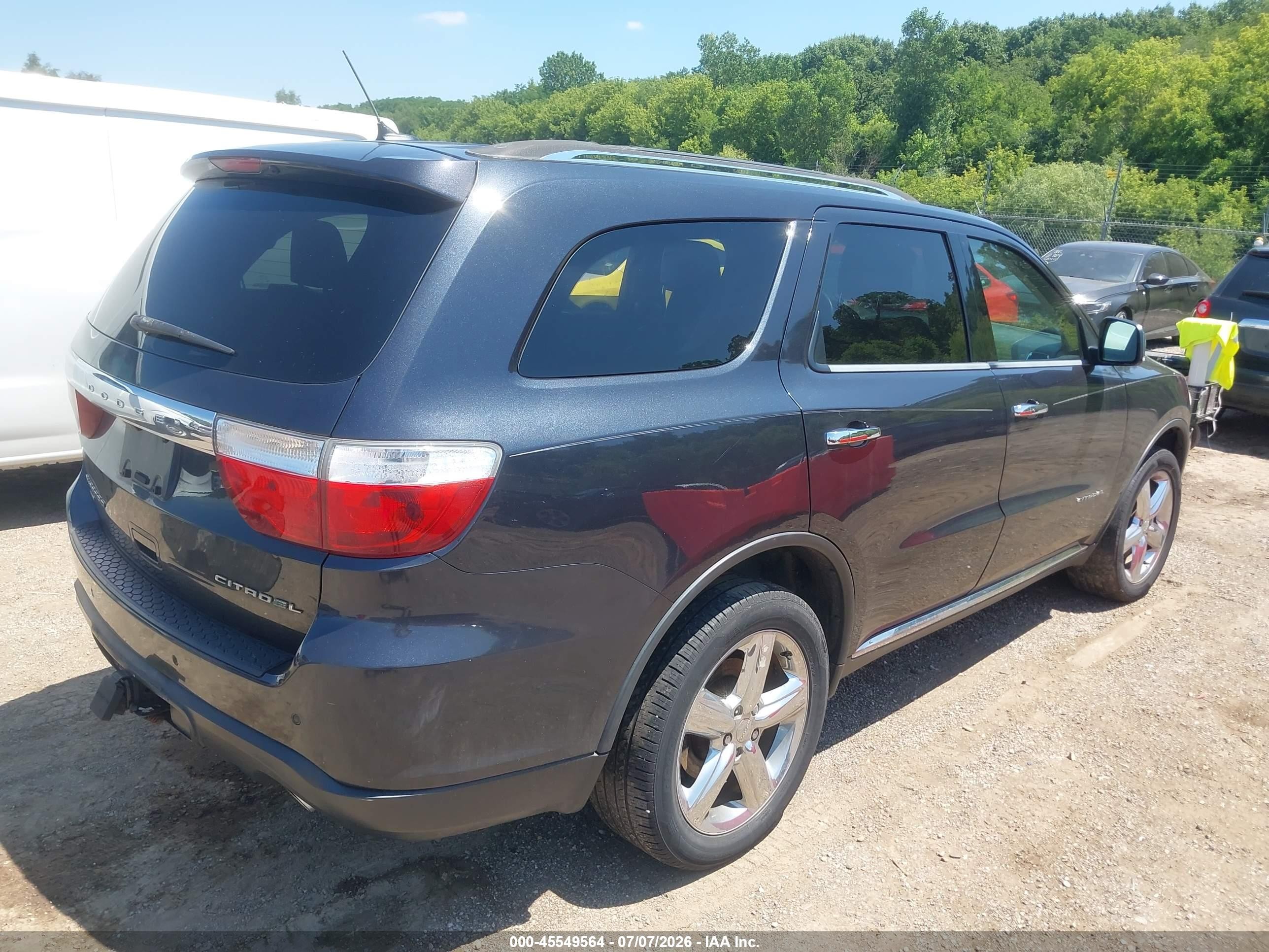 2013 Dodge Durango Citadel Gray vin: 1C4SDJET4DC698591