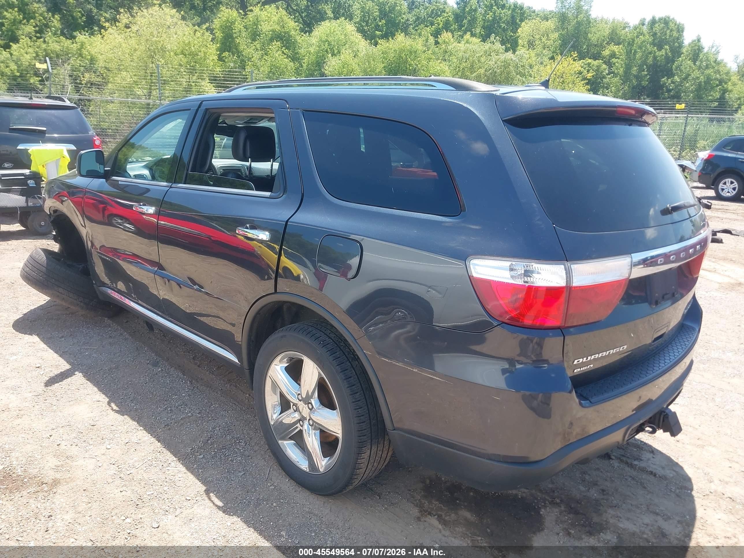 2013 Dodge Durango Citadel Gray vin: 1C4SDJET4DC698591