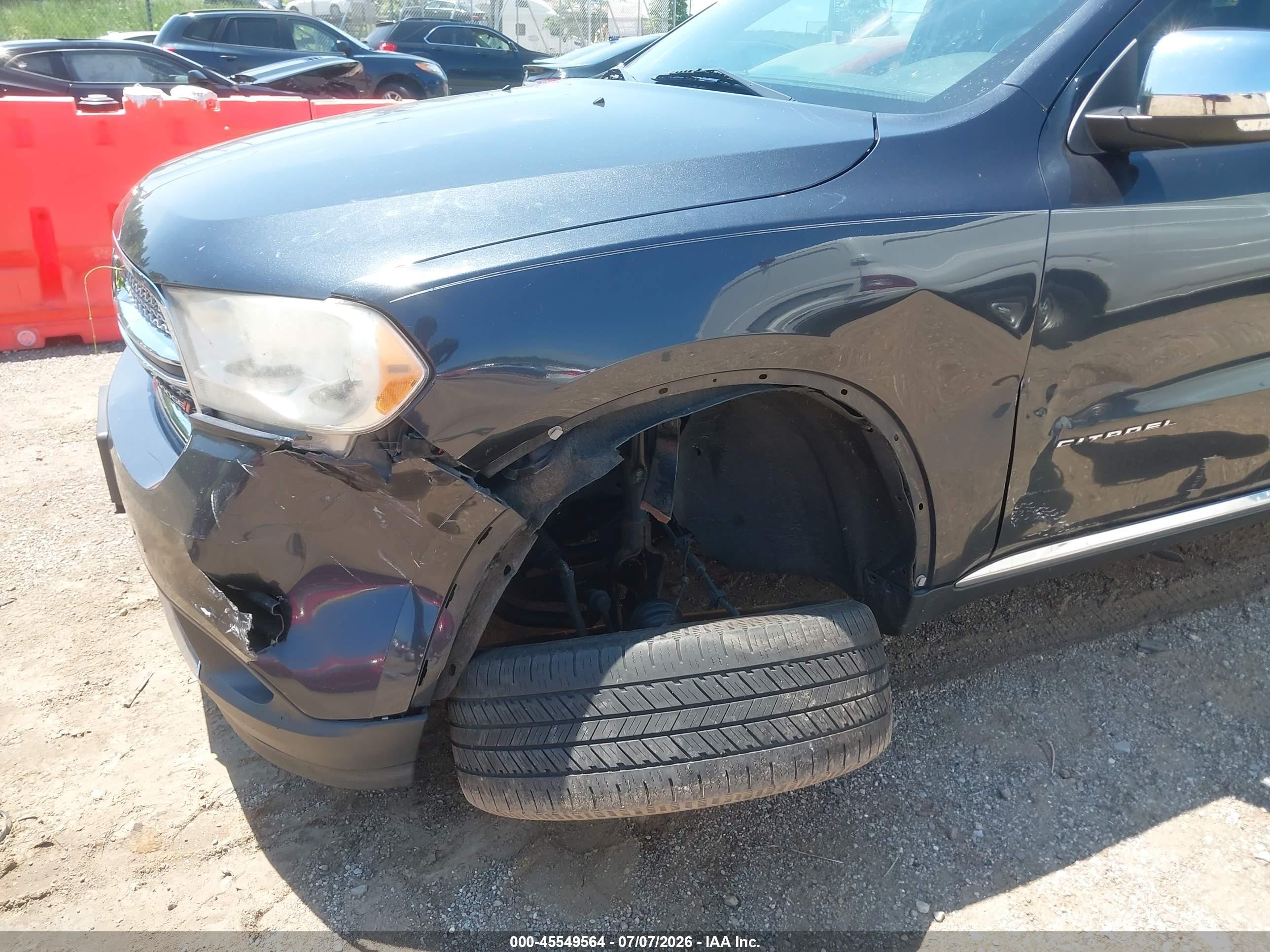 2013 Dodge Durango Citadel Gray vin: 1C4SDJET4DC698591
