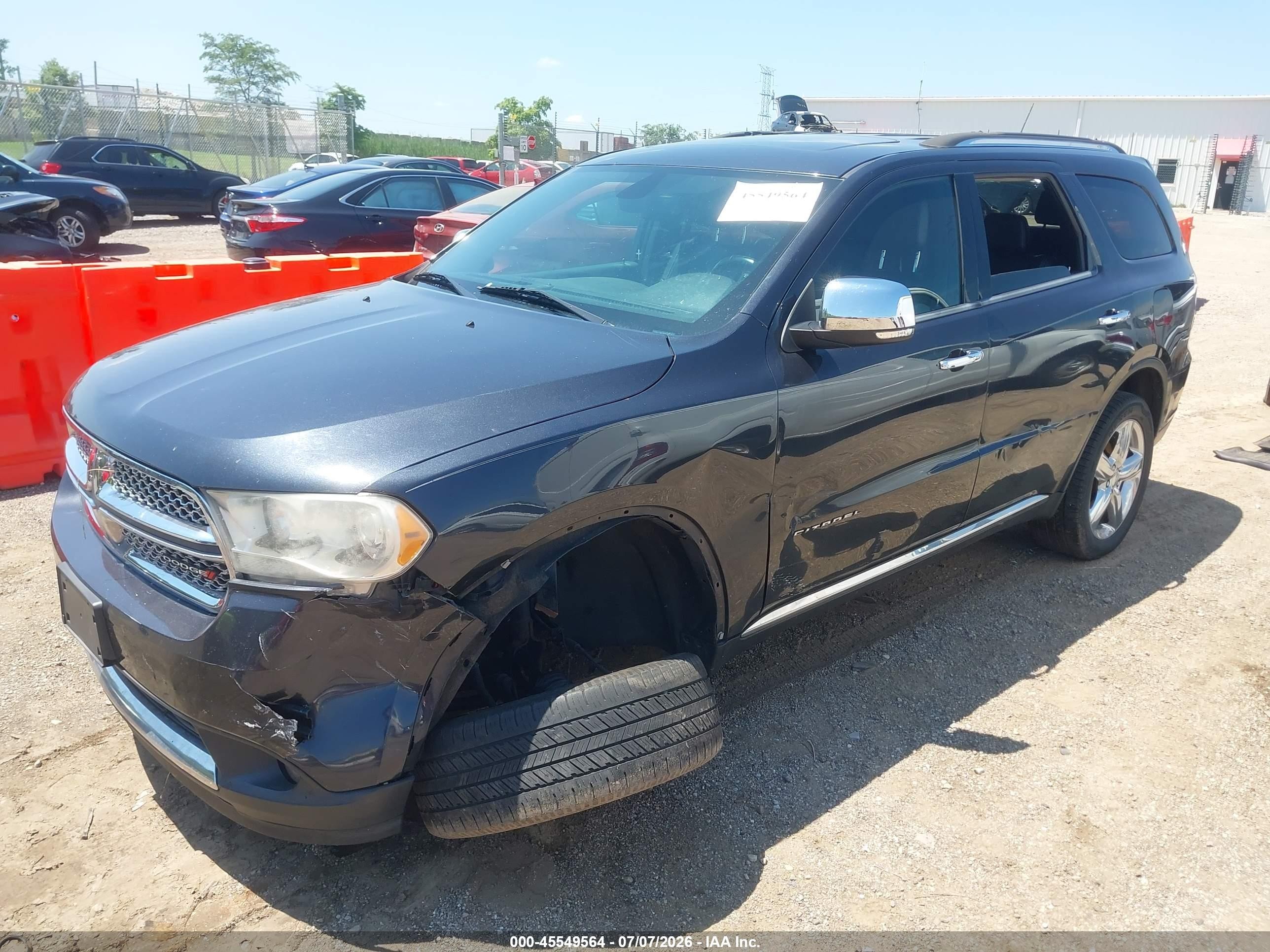 2013 Dodge Durango Citadel Gray vin: 1C4SDJET4DC698591