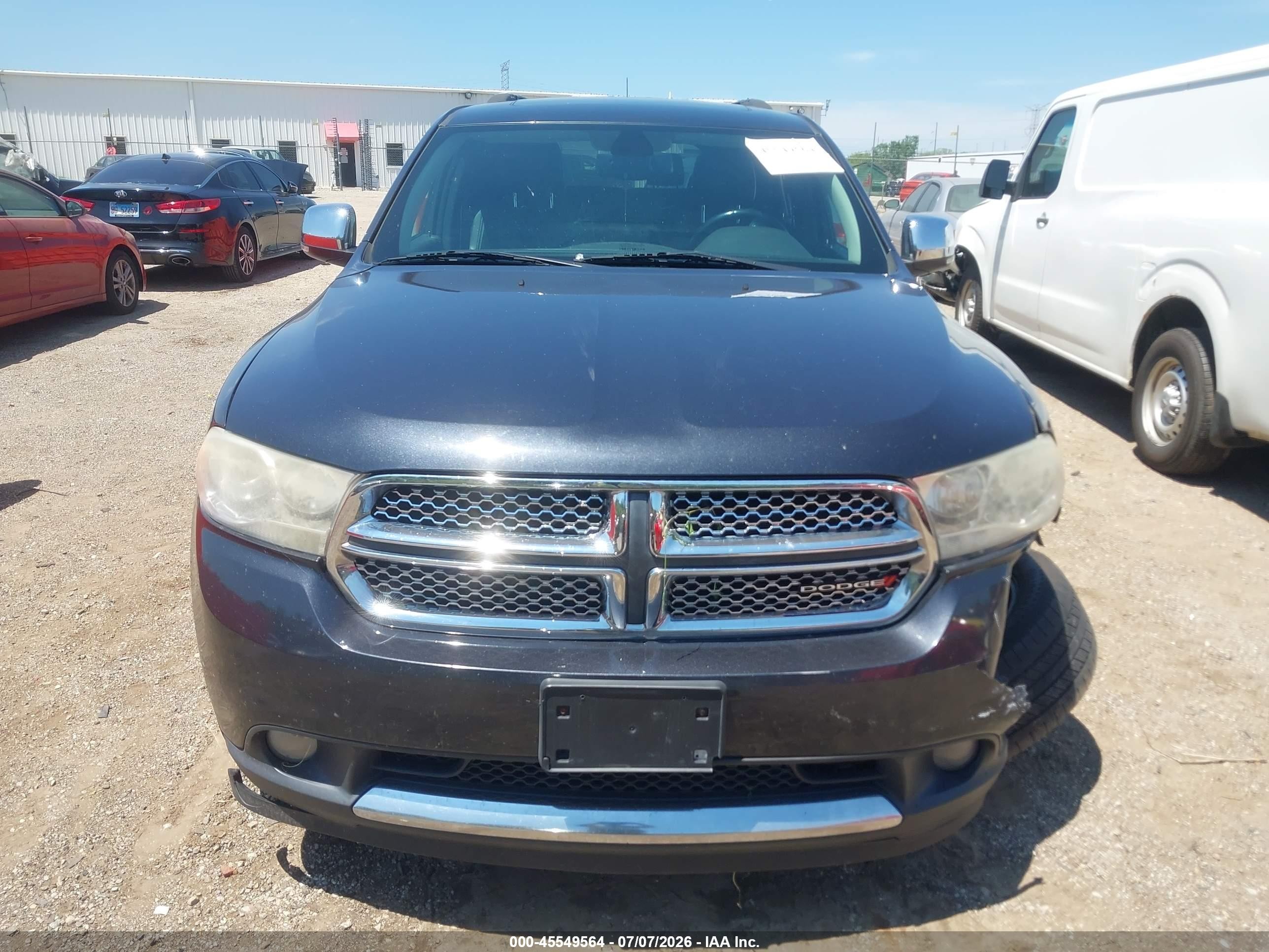 2013 Dodge Durango Citadel Gray vin: 1C4SDJET4DC698591