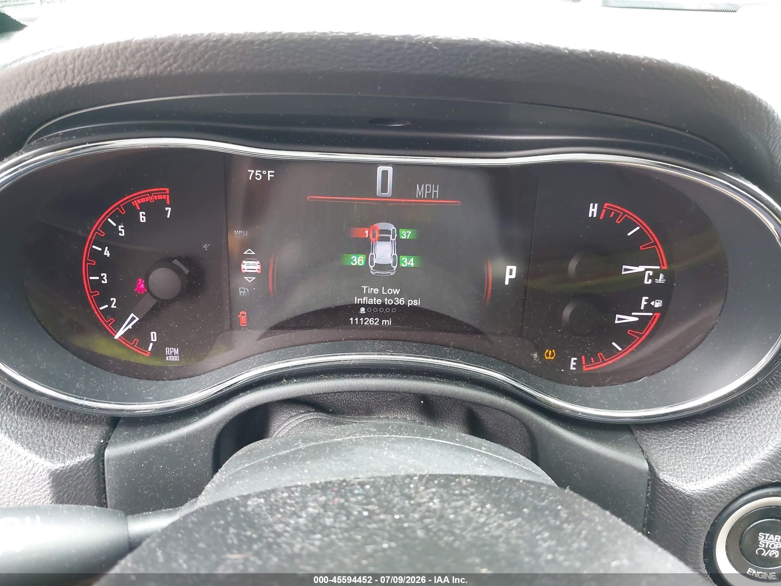 2014 Dodge Durango Citadel White vin: 1C4SDJET4EC391097