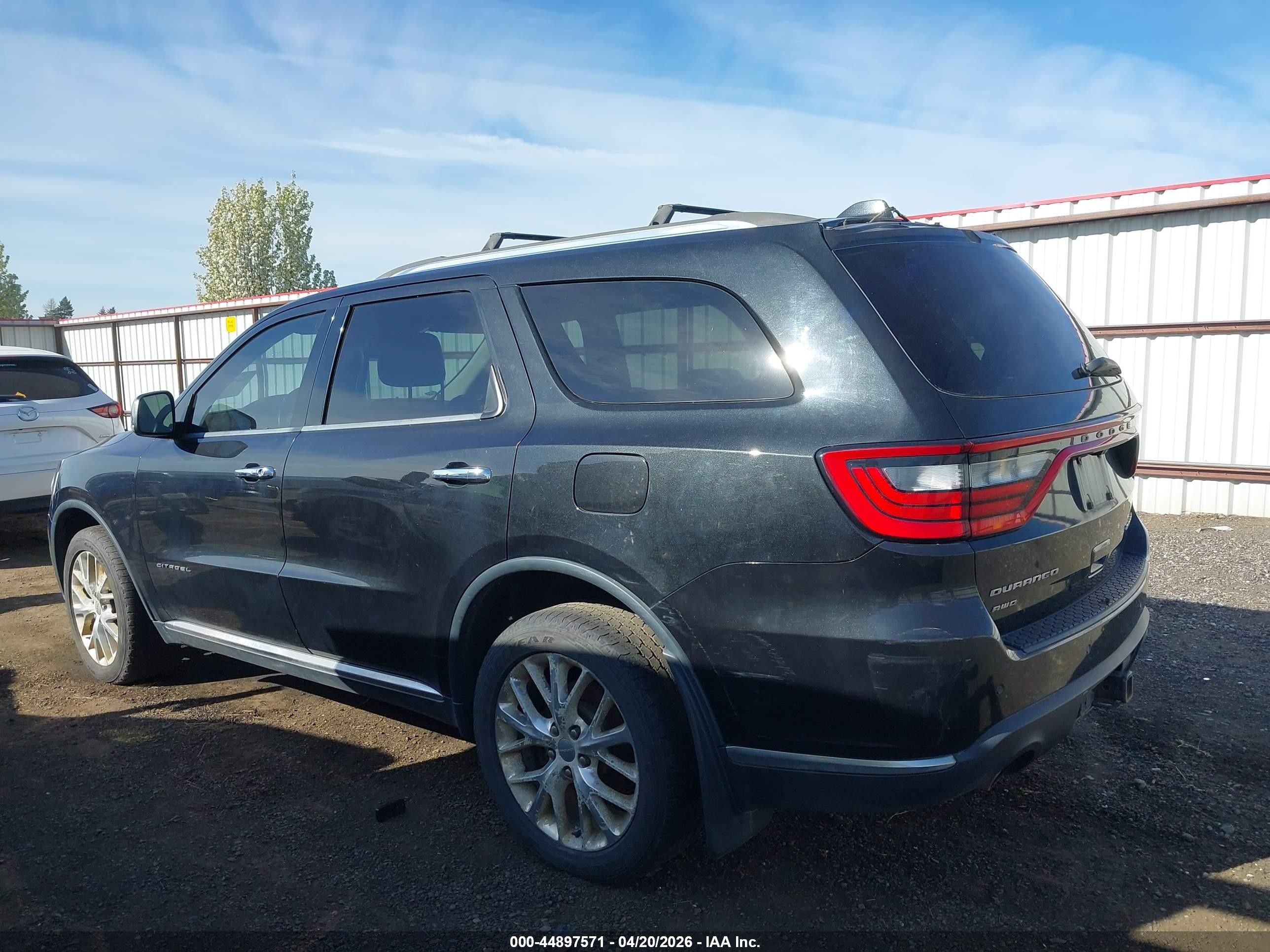 2014 Dodge Durango Citadel Black vin: 1C4SDJET4EC552452