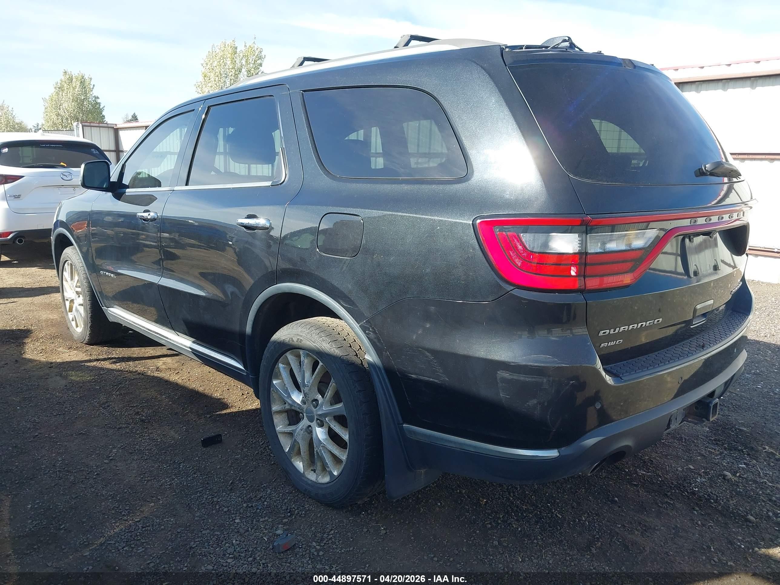 2014 Dodge Durango Citadel Black vin: 1C4SDJET4EC552452