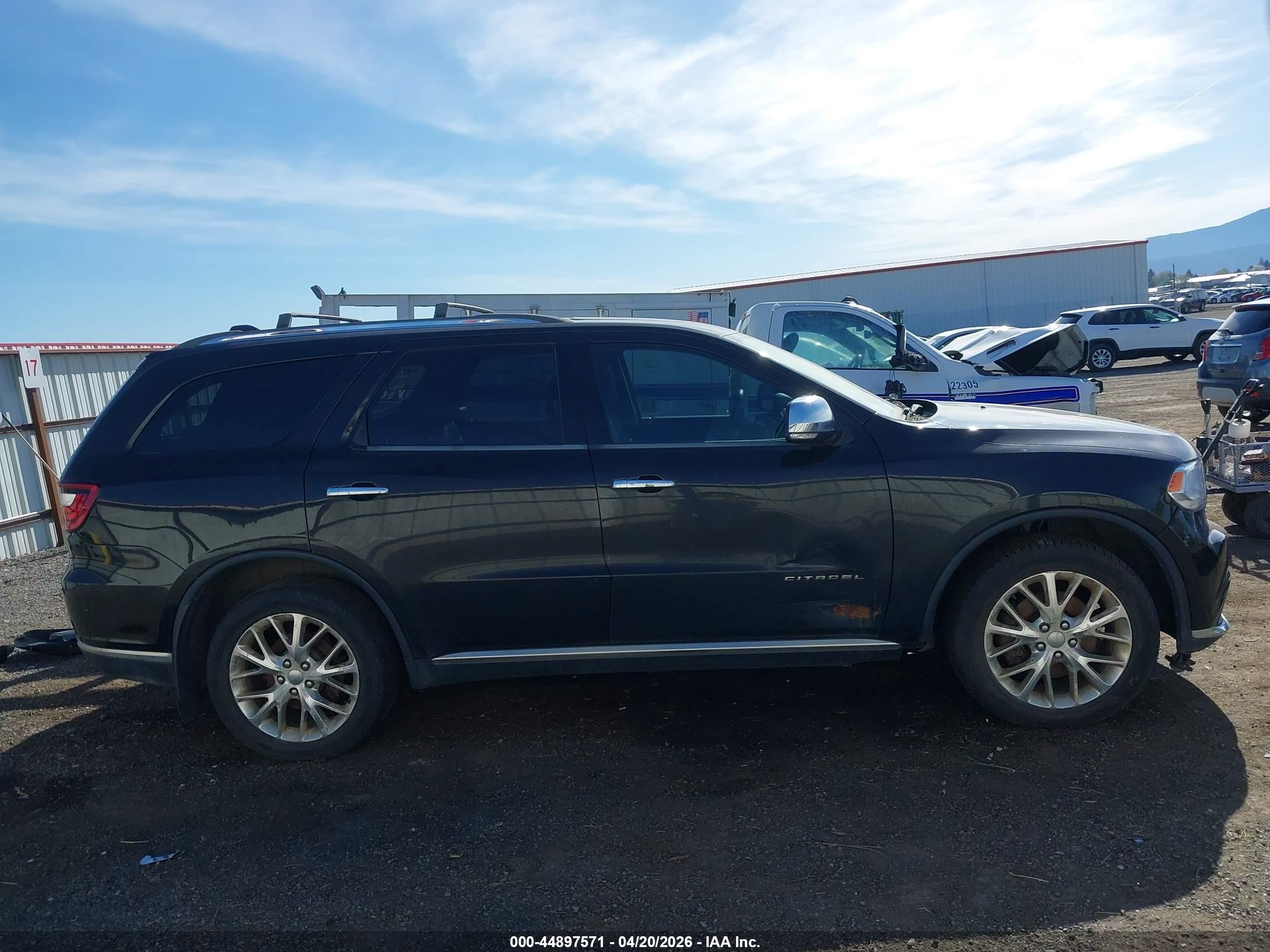 2014 Dodge Durango Citadel Black vin: 1C4SDJET4EC552452