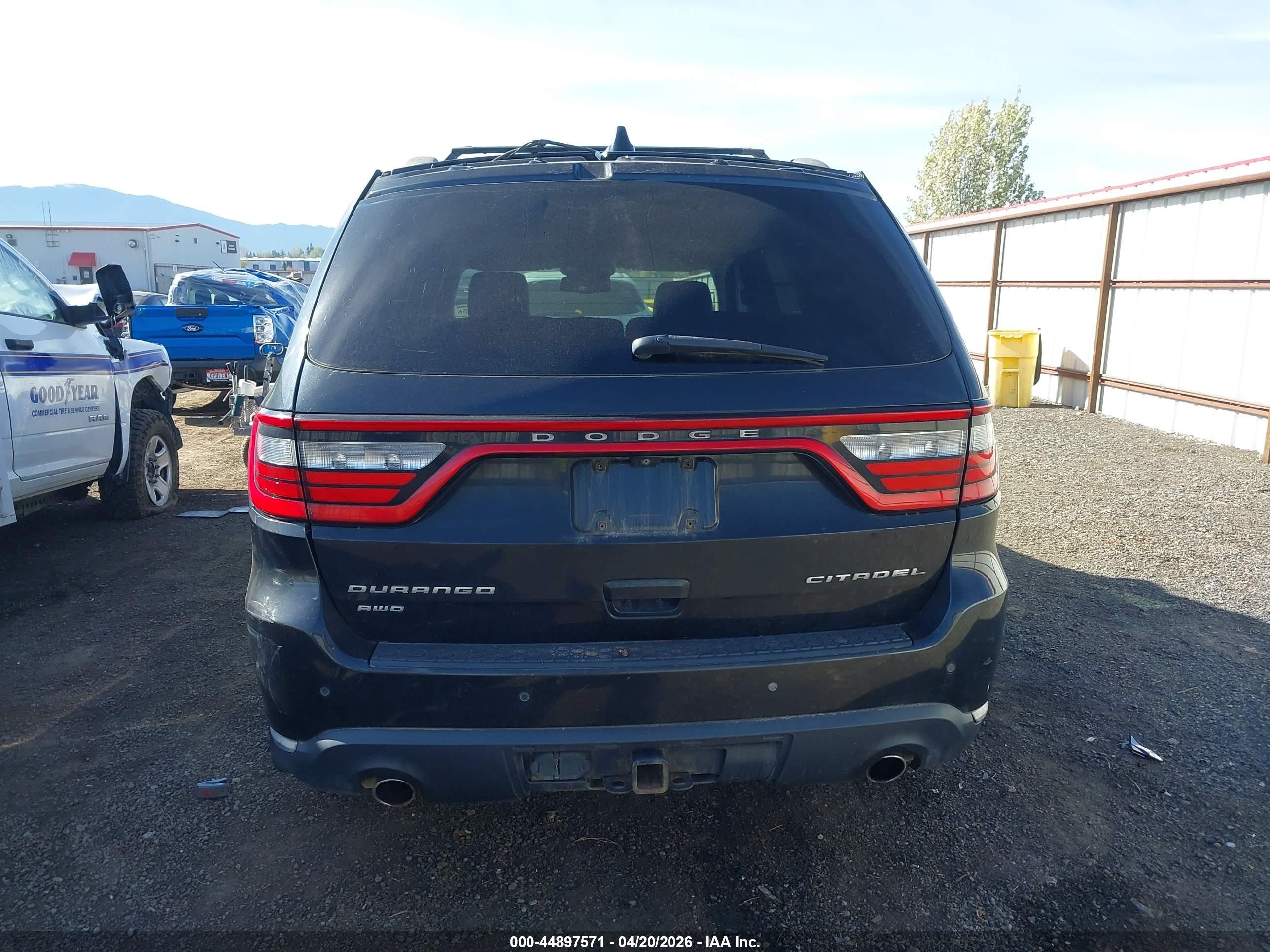 2014 Dodge Durango Citadel Black vin: 1C4SDJET4EC552452