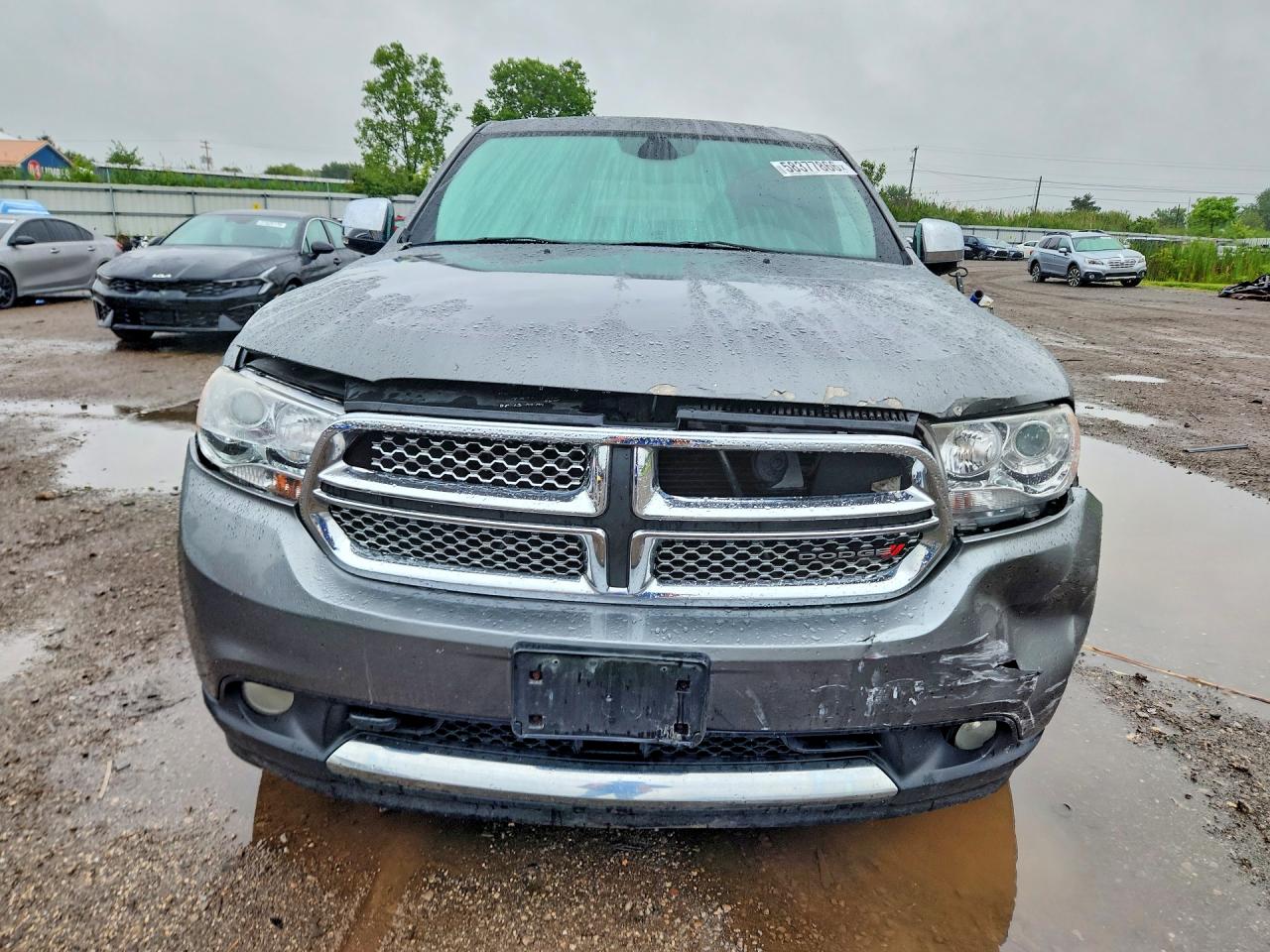 2012 Dodge Durango Citadel Silver vin: 1C4SDJET6CC300974