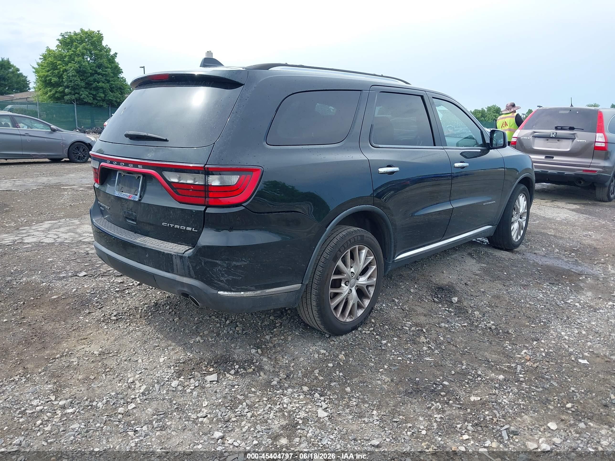 2015 Dodge Durango Citadel Black vin: 1C4SDJET6FC127994