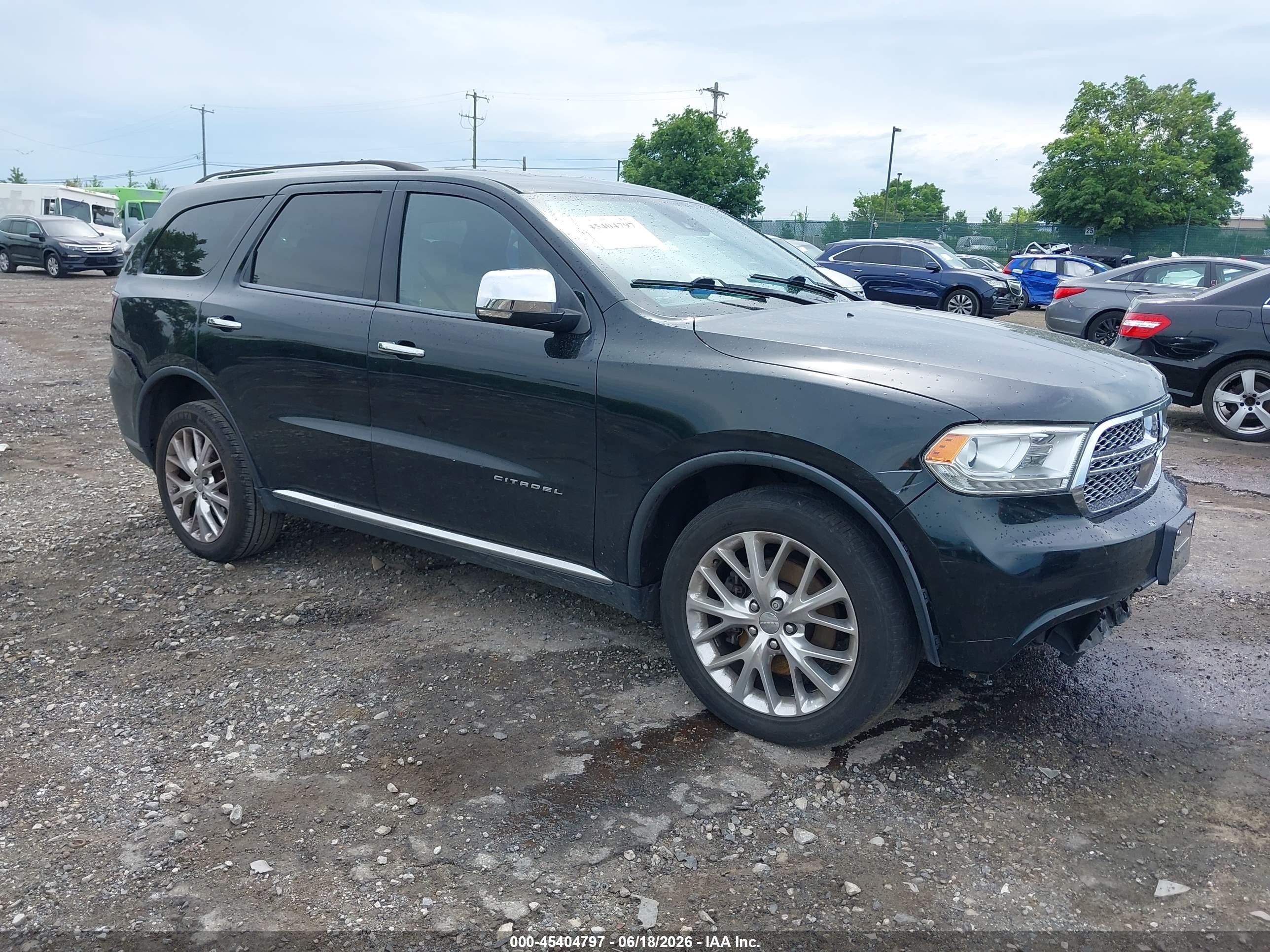 2015 Dodge Durango Citadel Black vin: 1C4SDJET6FC127994