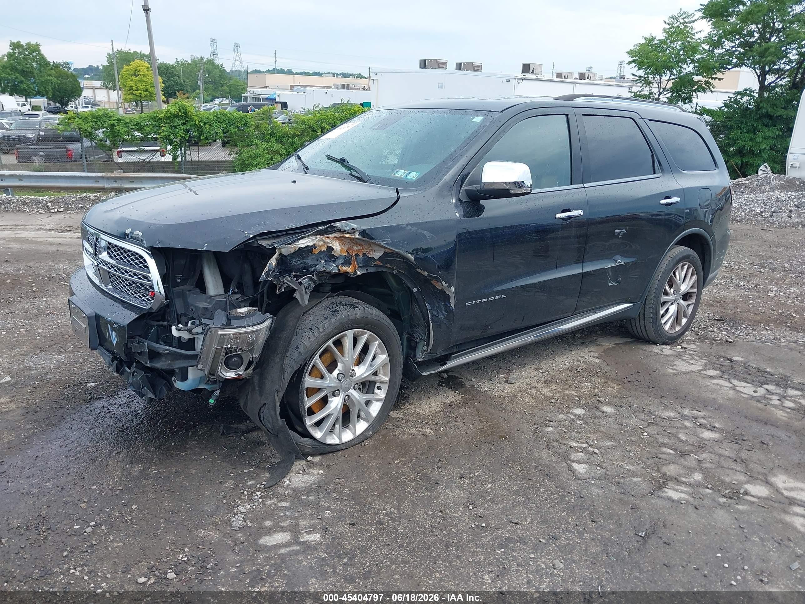 2015 Dodge Durango Citadel Black vin: 1C4SDJET6FC127994