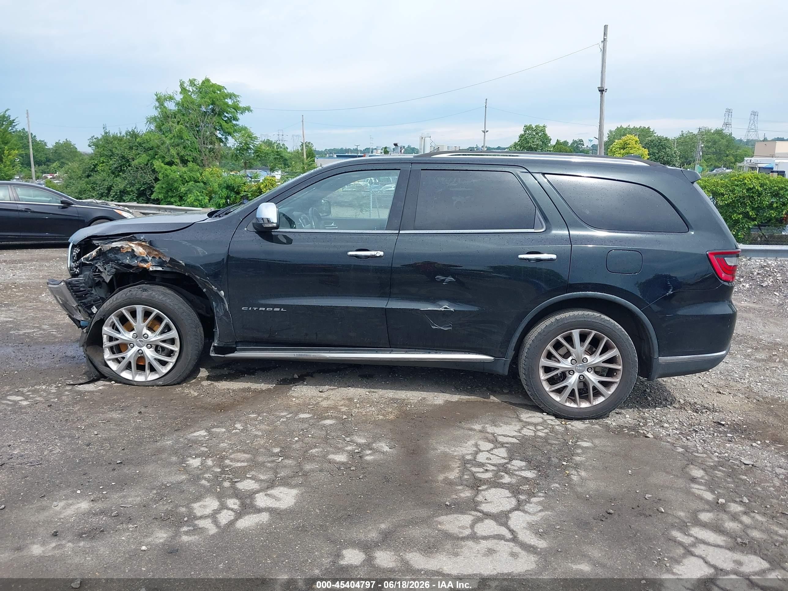 2015 Dodge Durango Citadel Black vin: 1C4SDJET6FC127994