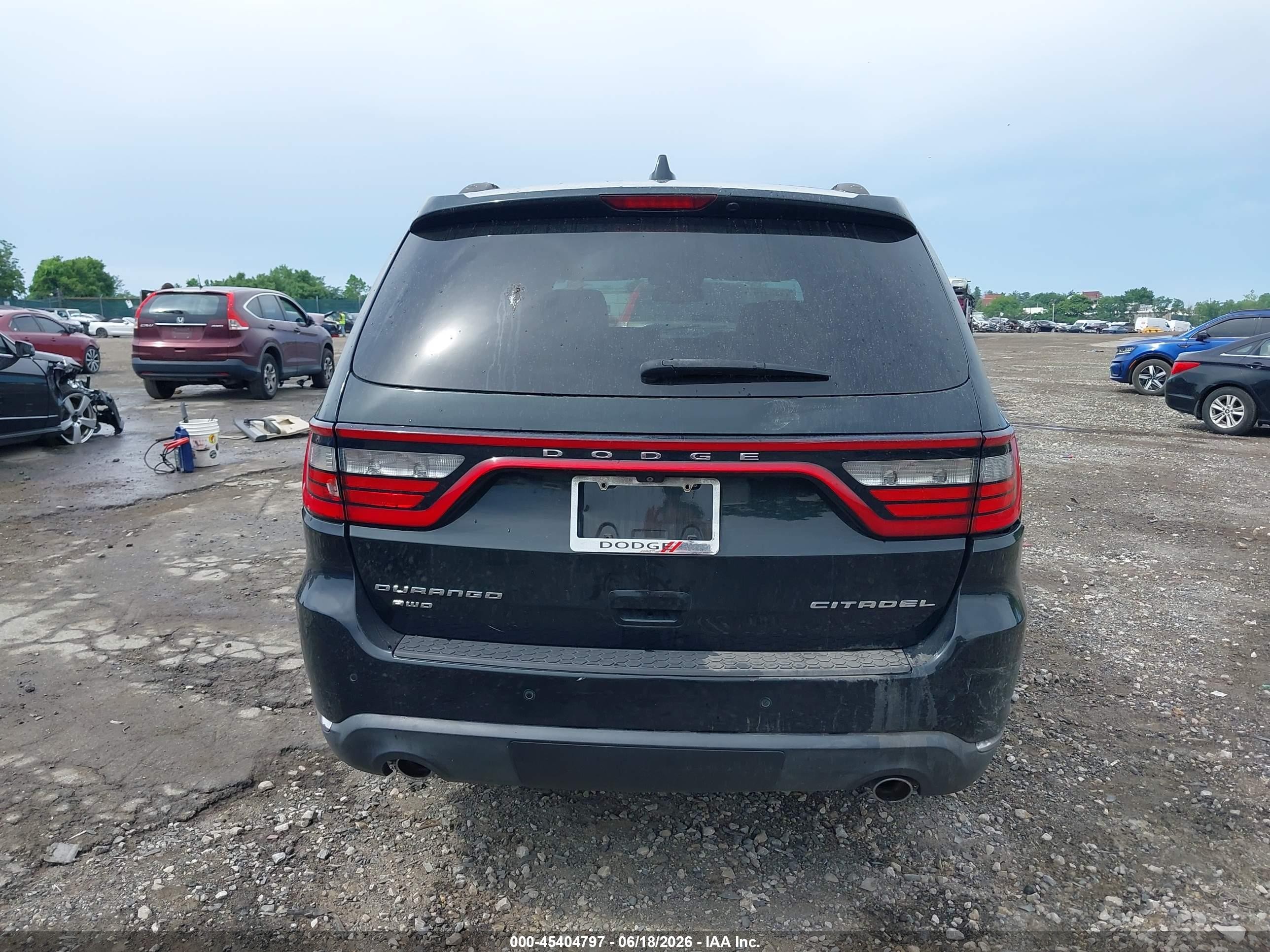2015 Dodge Durango Citadel Black vin: 1C4SDJET6FC127994