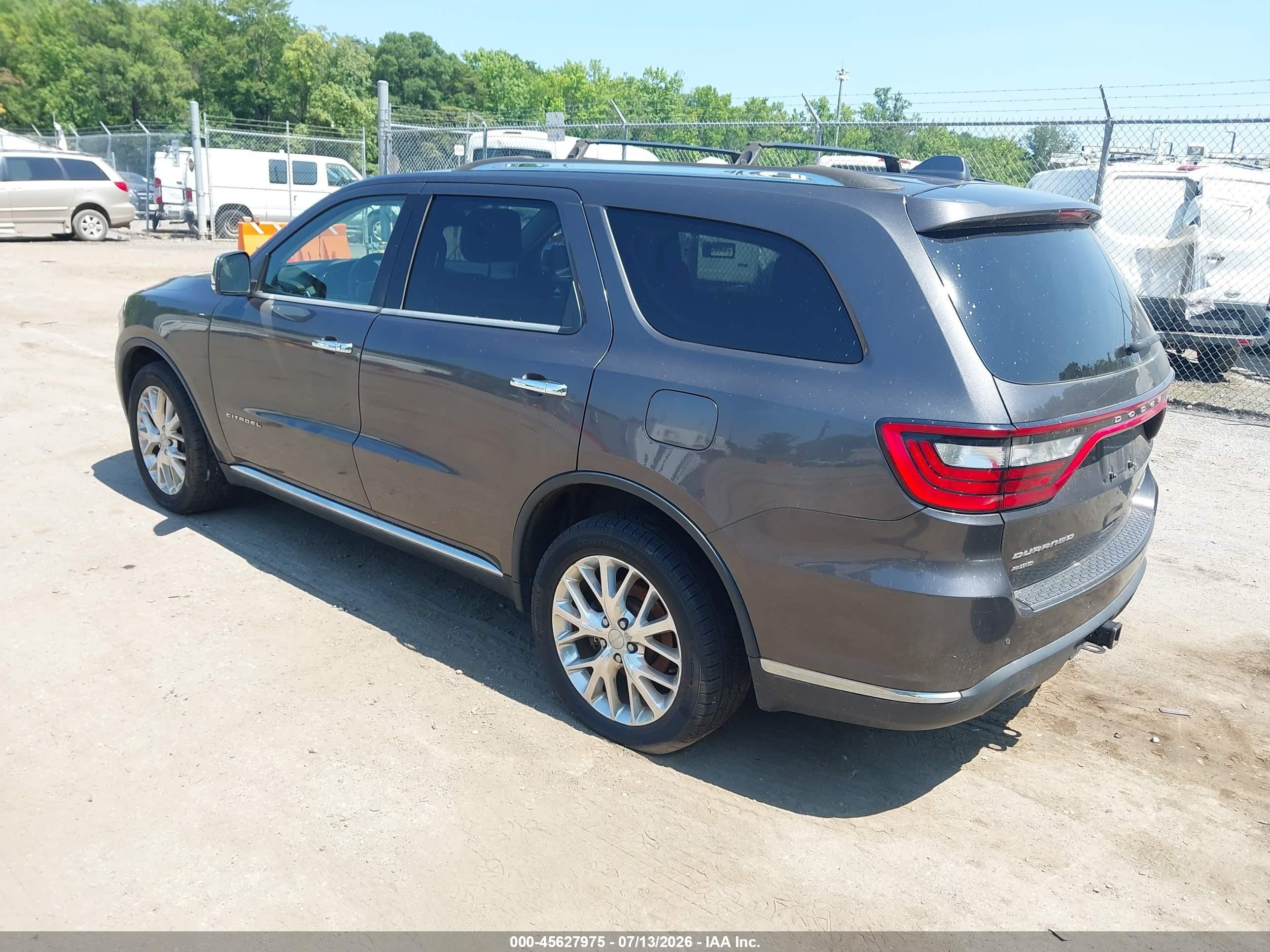 2015 Dodge Durango Citadel Gray vin: 1C4SDJET6FC128398