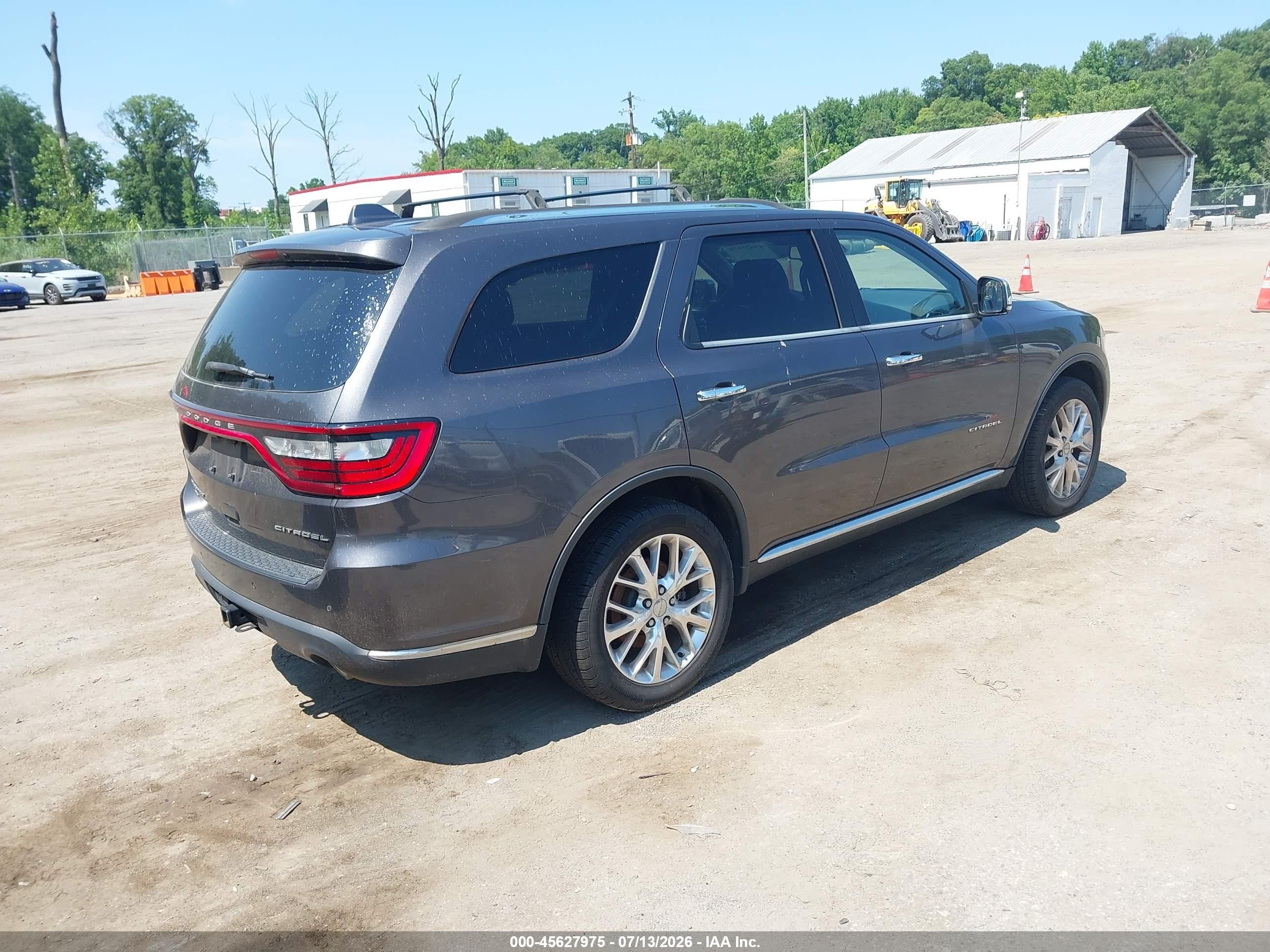 2015 Dodge Durango Citadel Gray vin: 1C4SDJET6FC128398