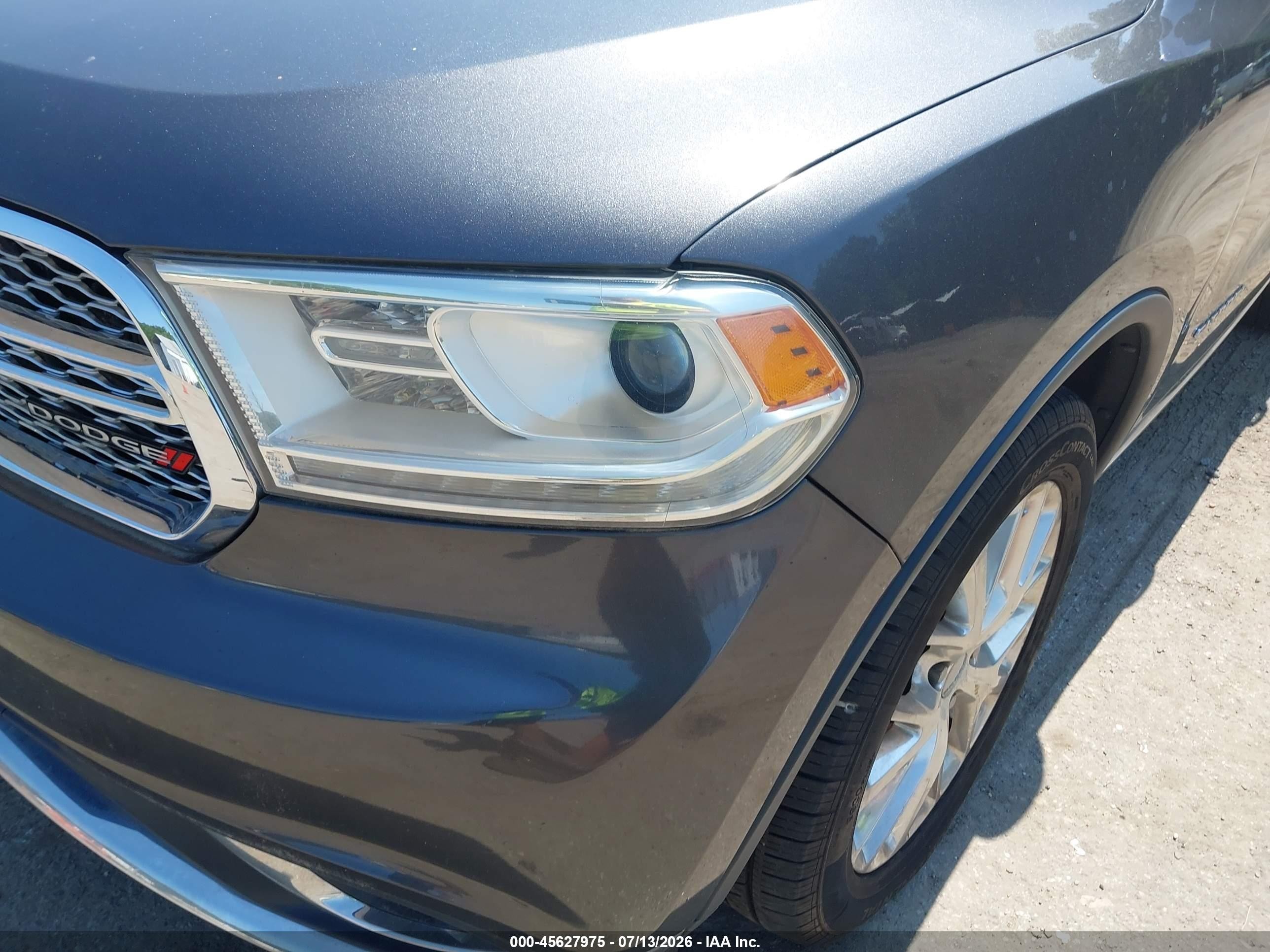 2015 Dodge Durango Citadel Gray vin: 1C4SDJET6FC128398