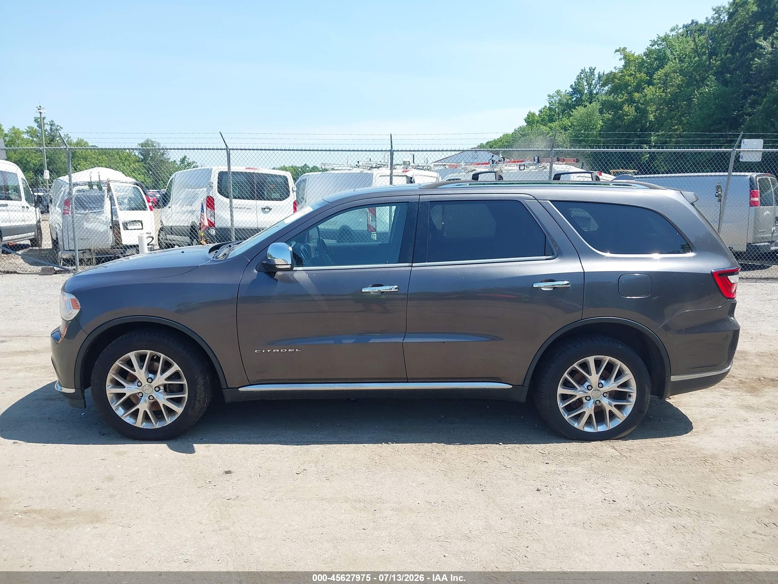 2015 Dodge Durango Citadel Gray vin: 1C4SDJET6FC128398