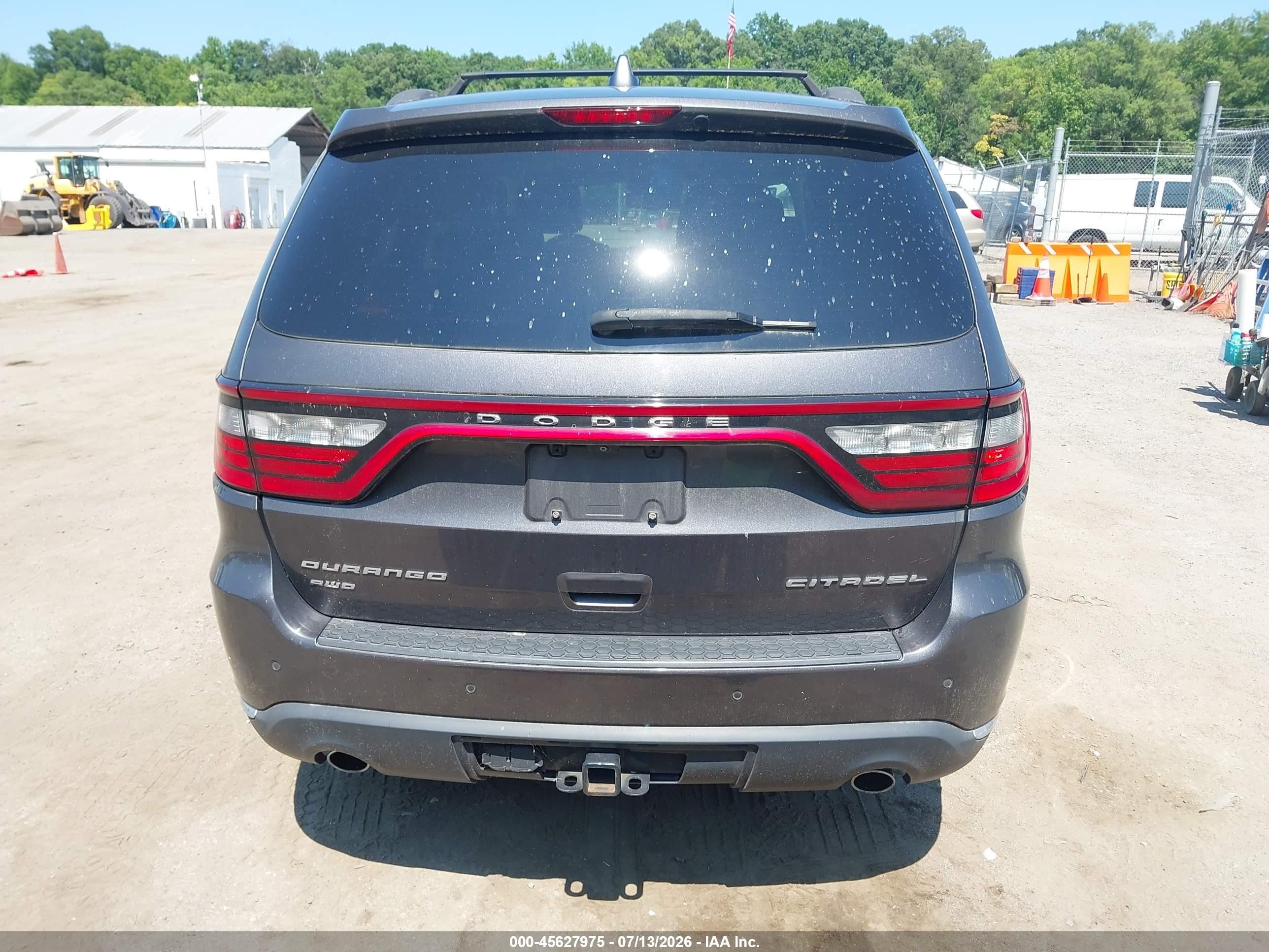 2015 Dodge Durango Citadel Gray vin: 1C4SDJET6FC128398