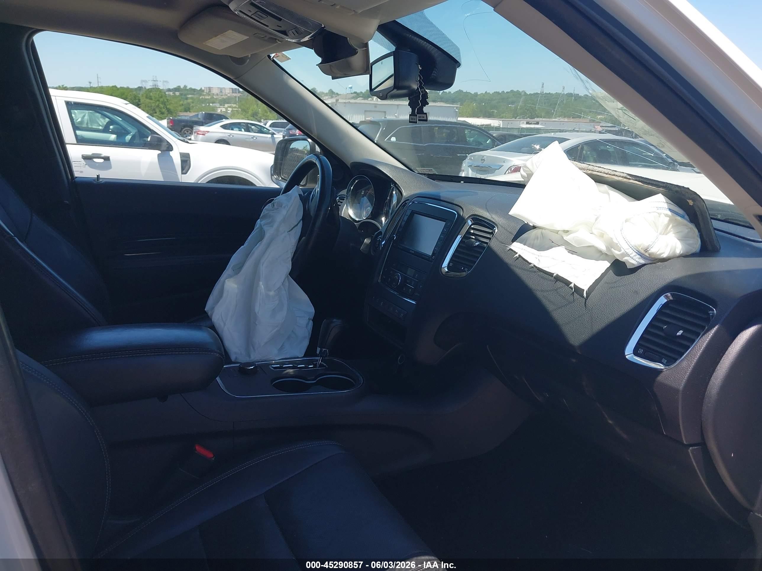2012 Dodge Durango Citadel White vin: 1C4SDJET8CC130844