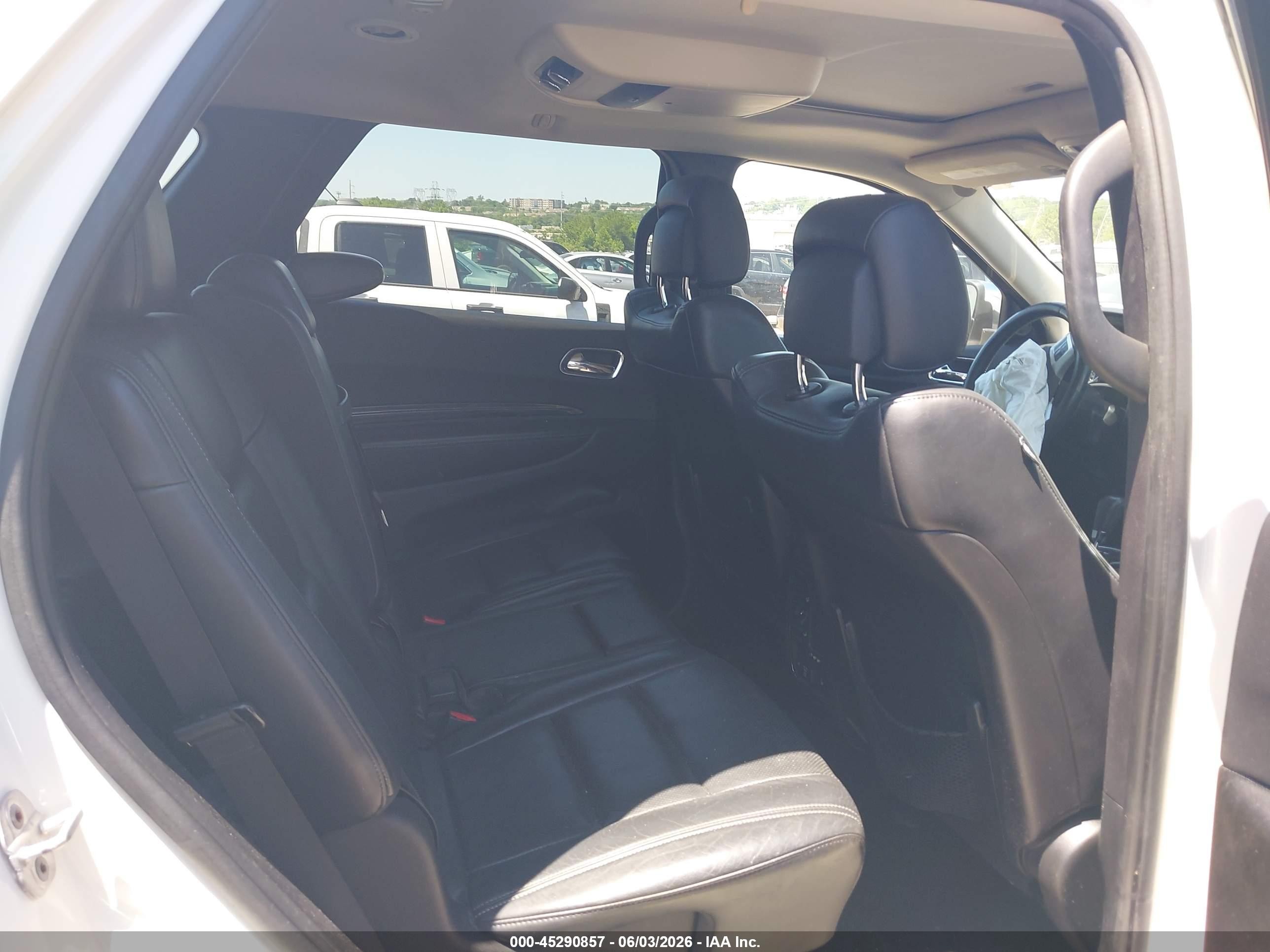2012 Dodge Durango Citadel White vin: 1C4SDJET8CC130844